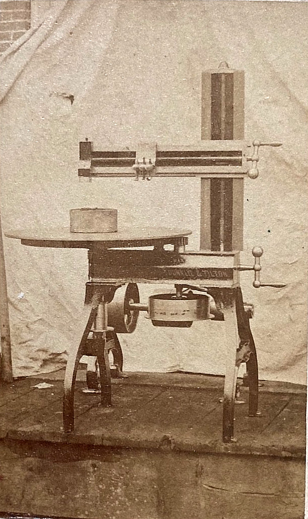 DUNKLEE & TILTON CONCORD NH INDUSTRIAL MACHINERY 1873 CDV PHOTO by KIMBALL BROS.