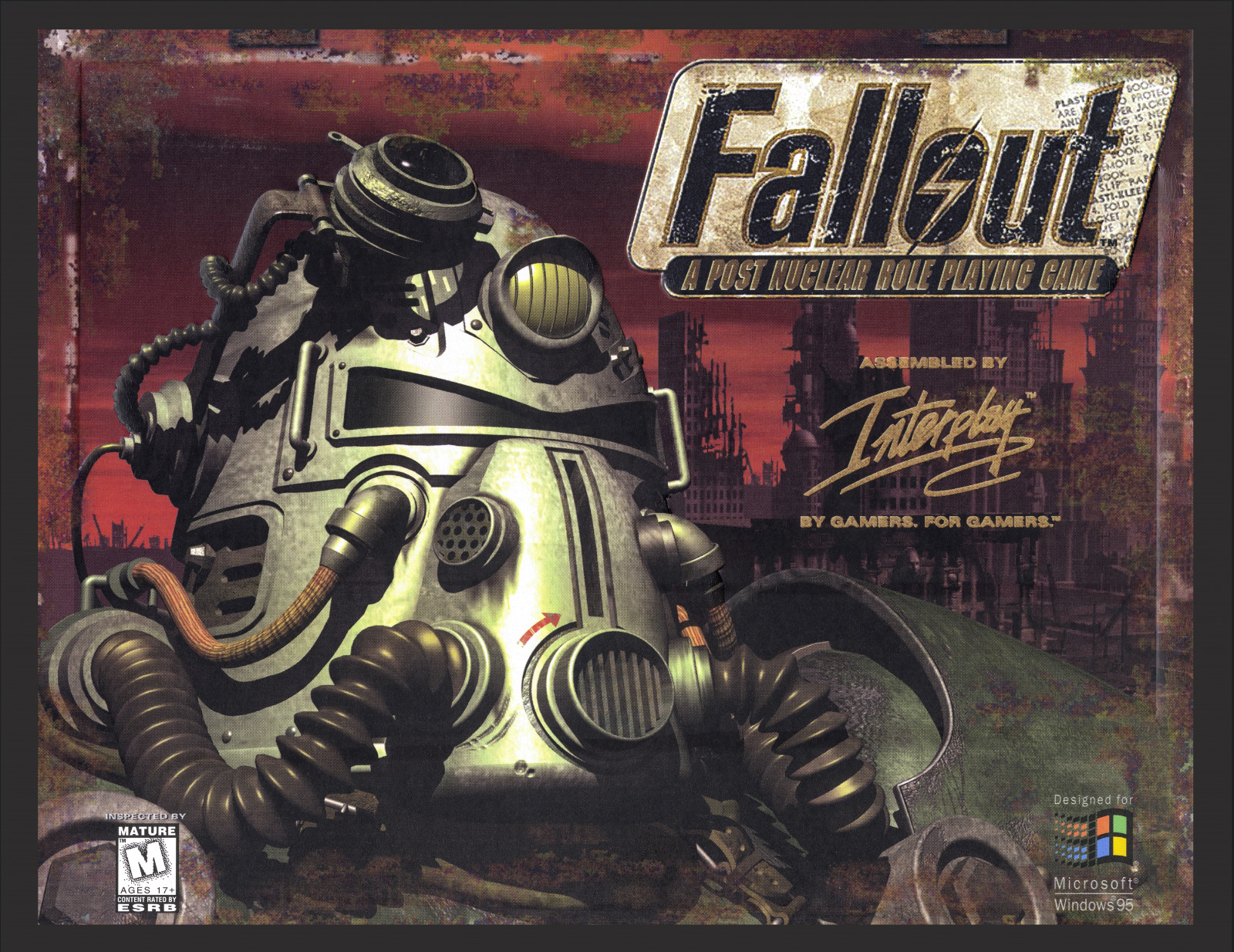 Original Fallout 1 Classic 1997 PC Game Big Box Wall Art Print Poster 13