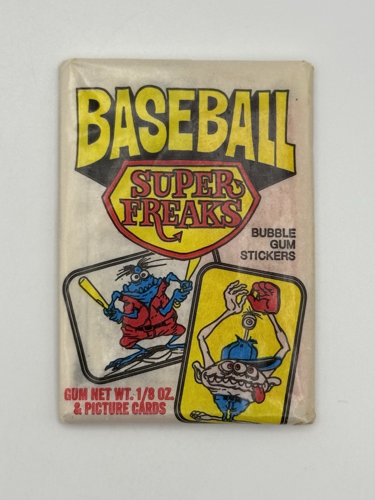 1973 Donruss Baseball SUPER FREAKS One Factory Sealed Wax Pack From BBCE Box