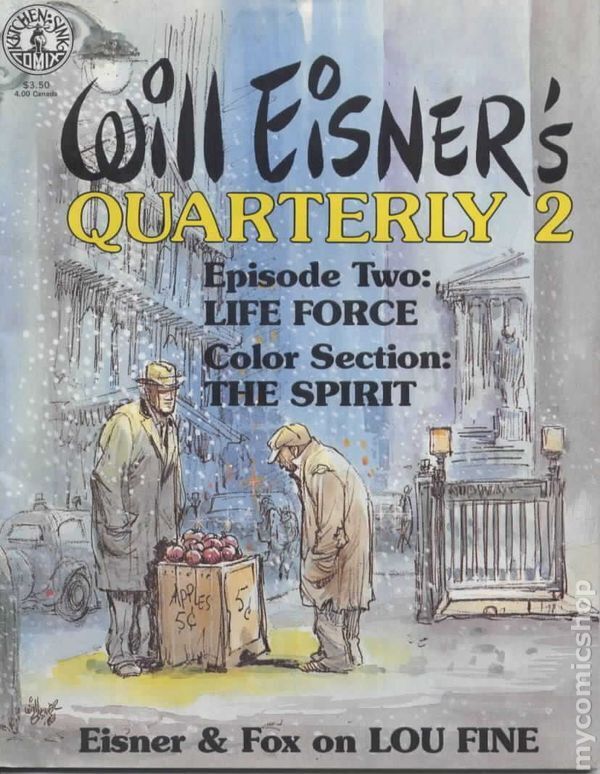 Will Eisner\'s Quarterly #2 VG/FN 5.0 1984 Stock Image Low Grade