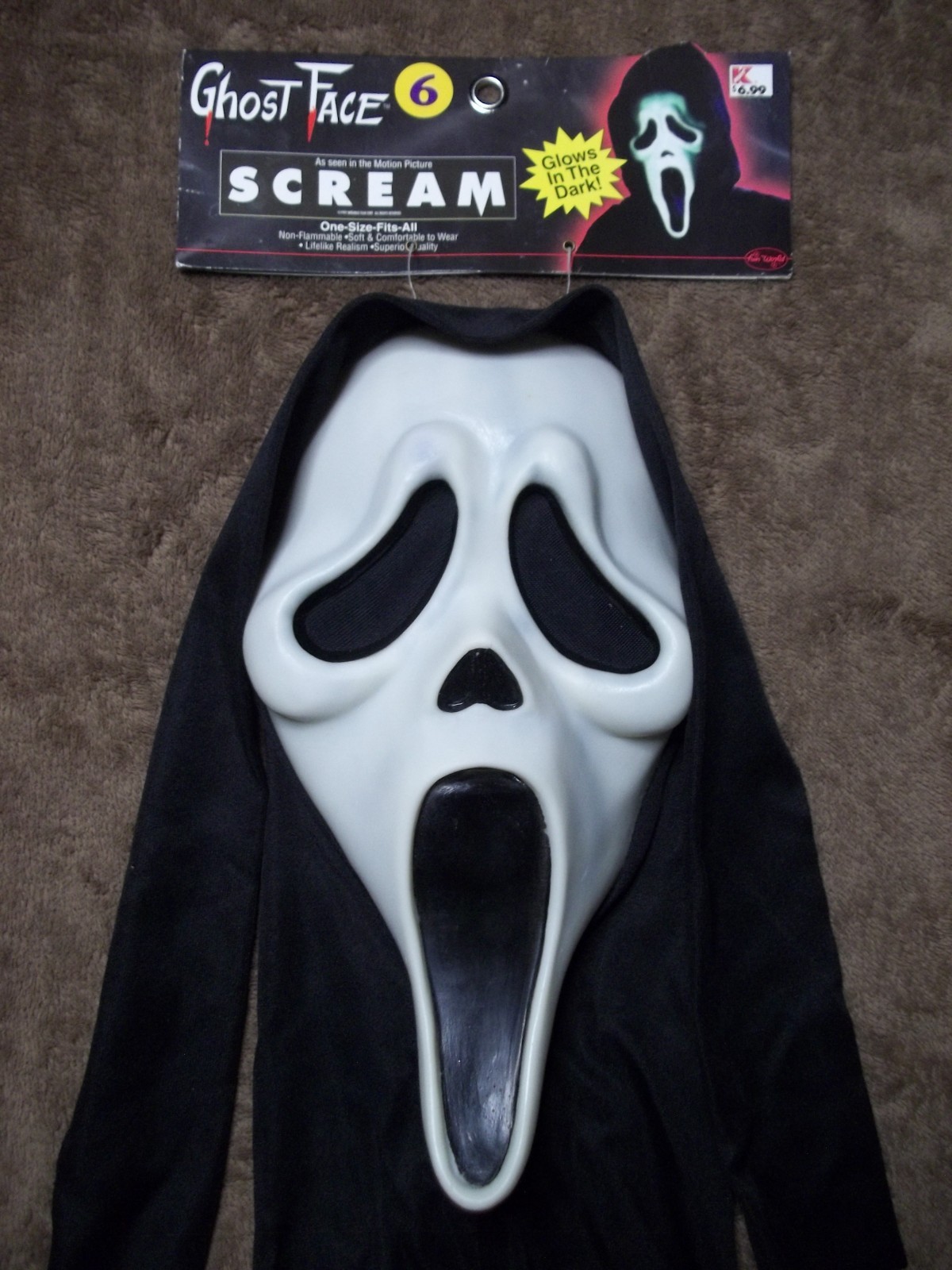 Ghost Face Scream 3 Tagged Hero Style Mask Pre 2010 EU Glow Easter Unlimited
