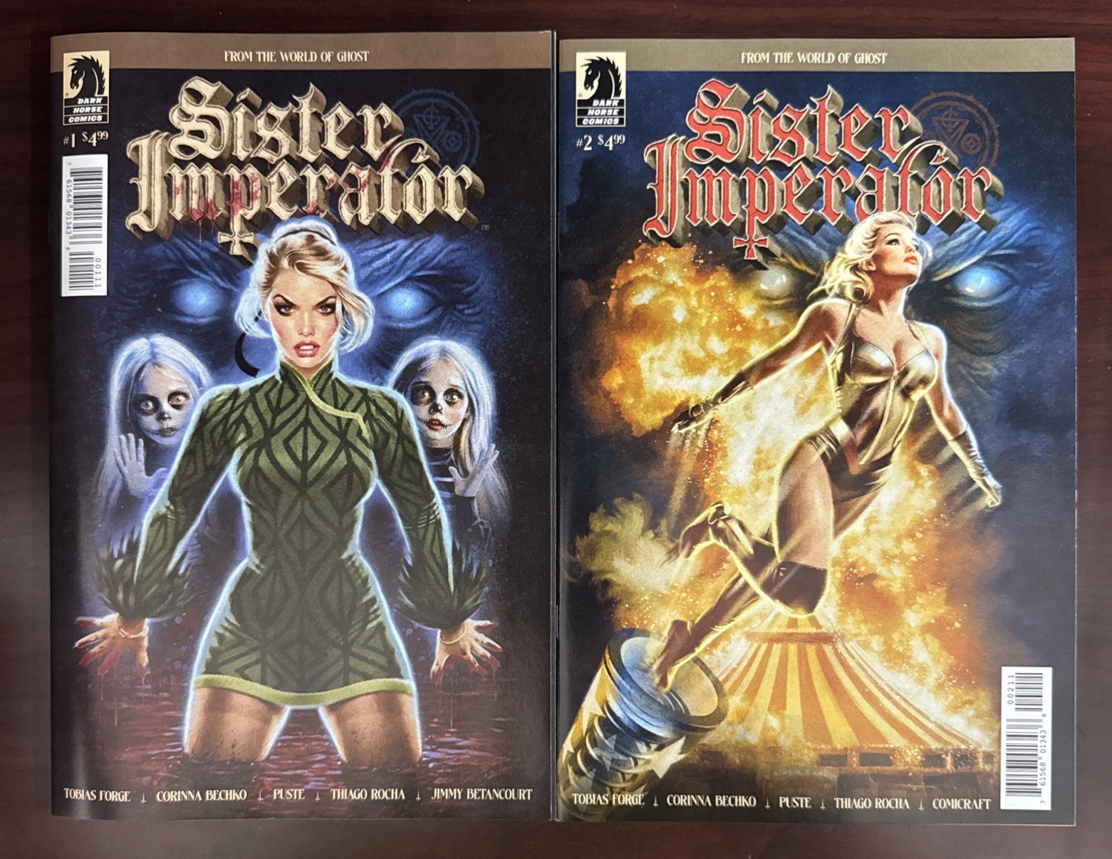 Sister Imperator #1 & #2 * 2025 Dark Horse * 1st Print * Tobias Forge Ghost * NM