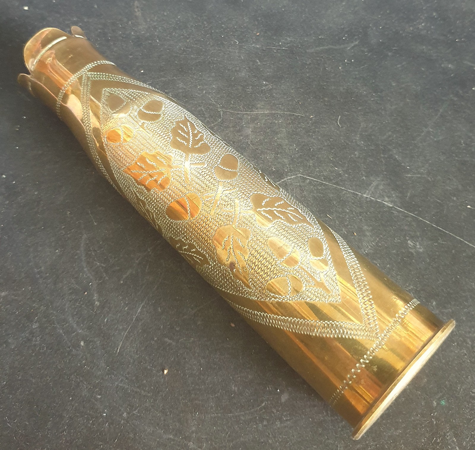 WW2 Trench Art by German POWs Held Inland from D-Day\'s US Utah & Omaha\'s Beaches
