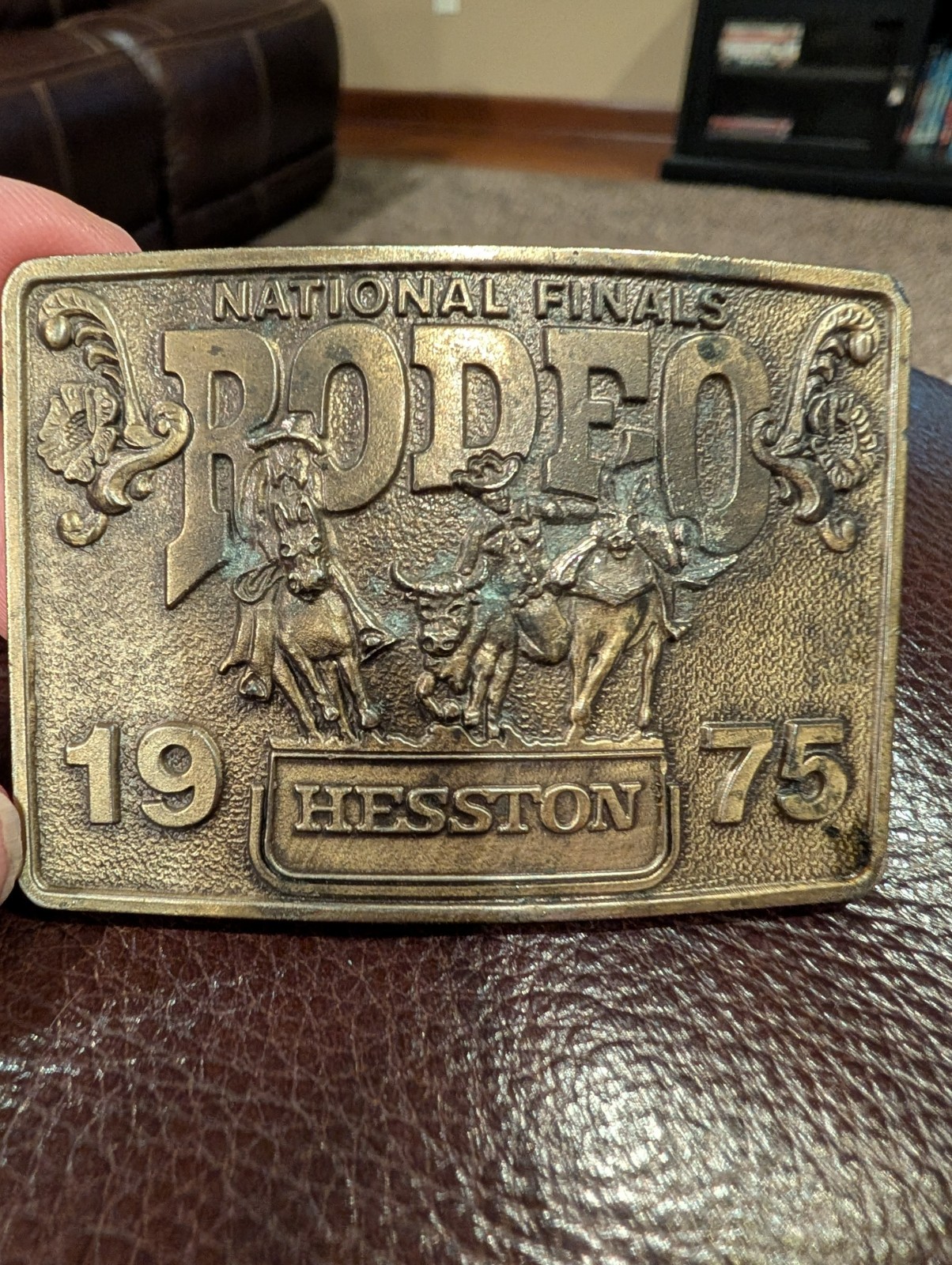 1975-1986 Hesston NFR Belt Buckle Collection Lot of 12 - 1st Edition Run (NOS Se