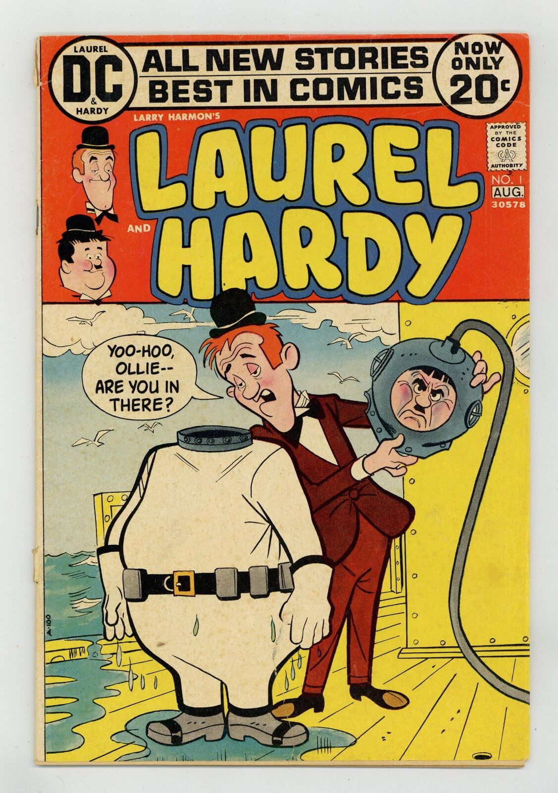 Laurel and Hardy #1 VG- 3.5 1972