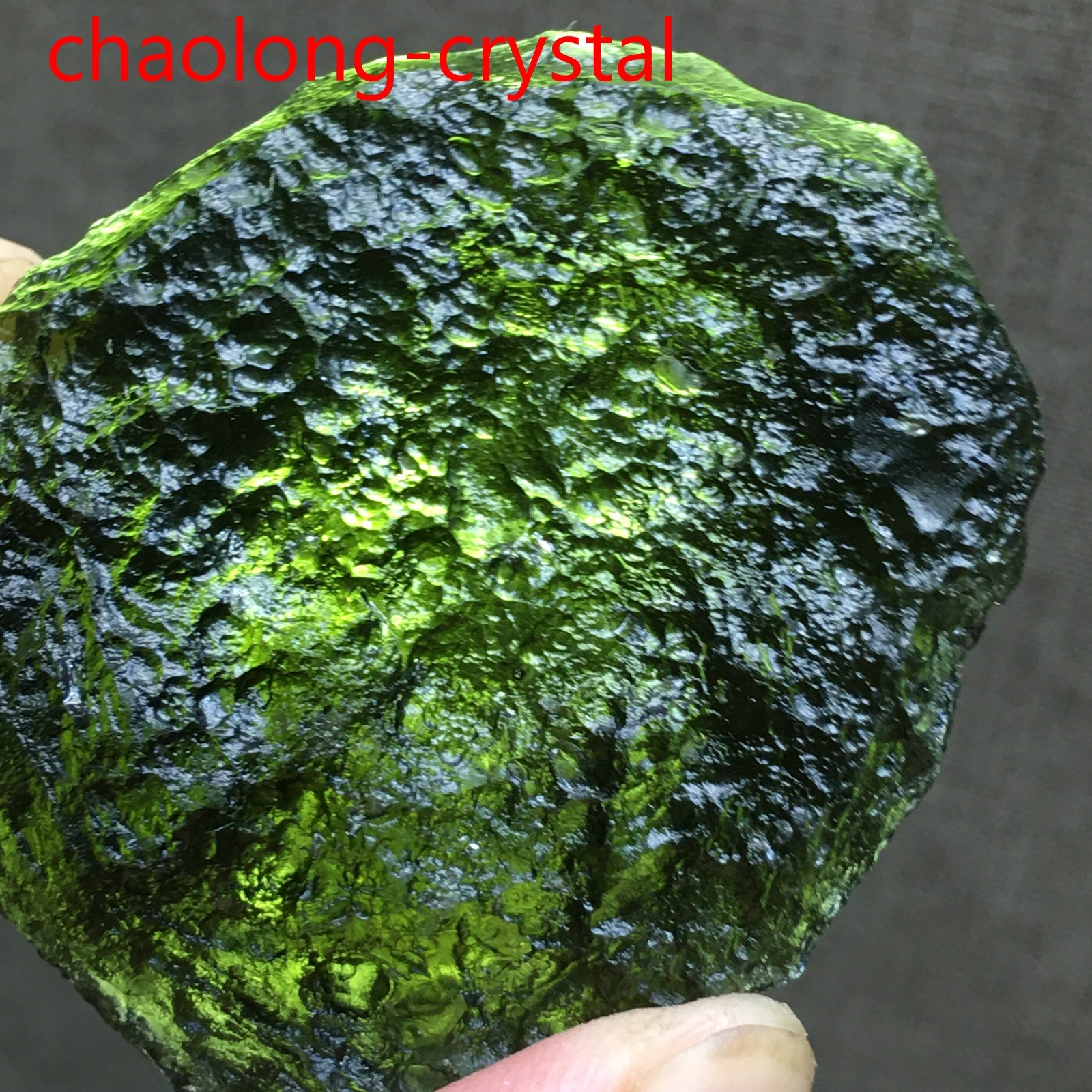 173ct Moldavite Genuine Raw Meteorite From Czech Republic PICcertificate