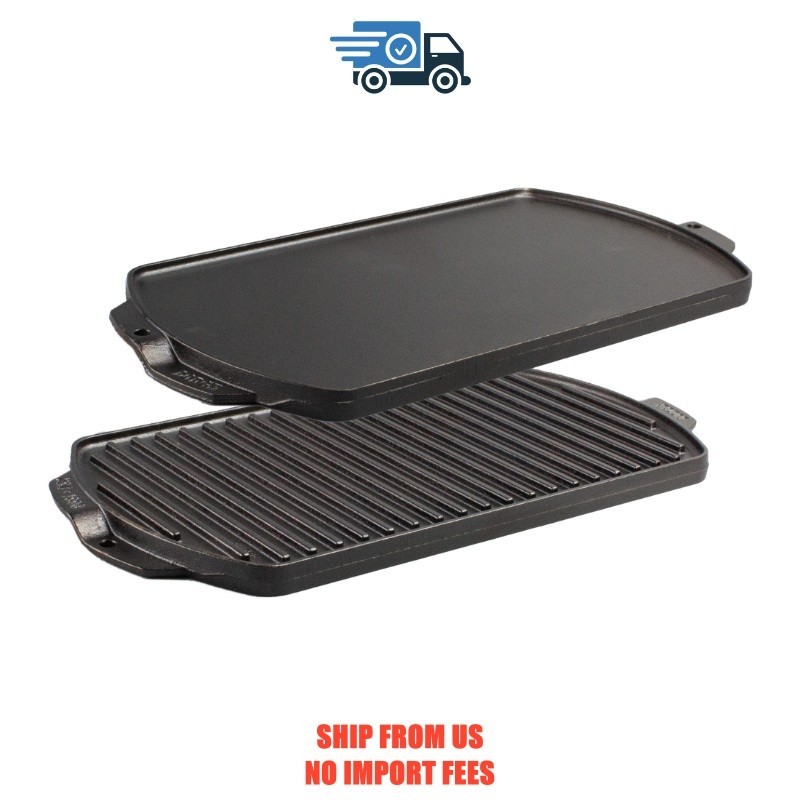 Lodge Seasoned Cast Iron Reversible Grill/Griddle