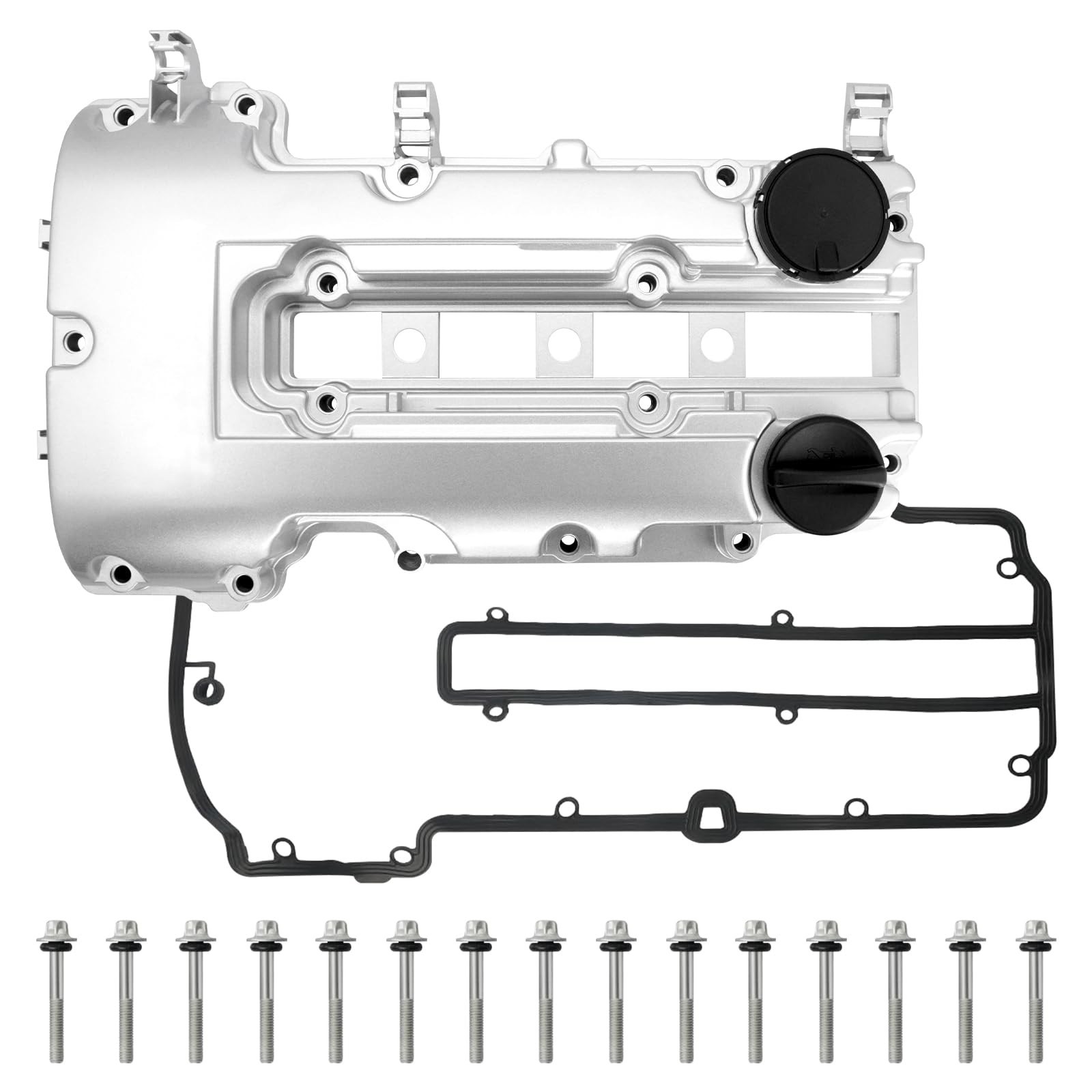 Upgraded Aluminum Engine Valve Cover with Gasket, Compatible with Chevy Cruze...
