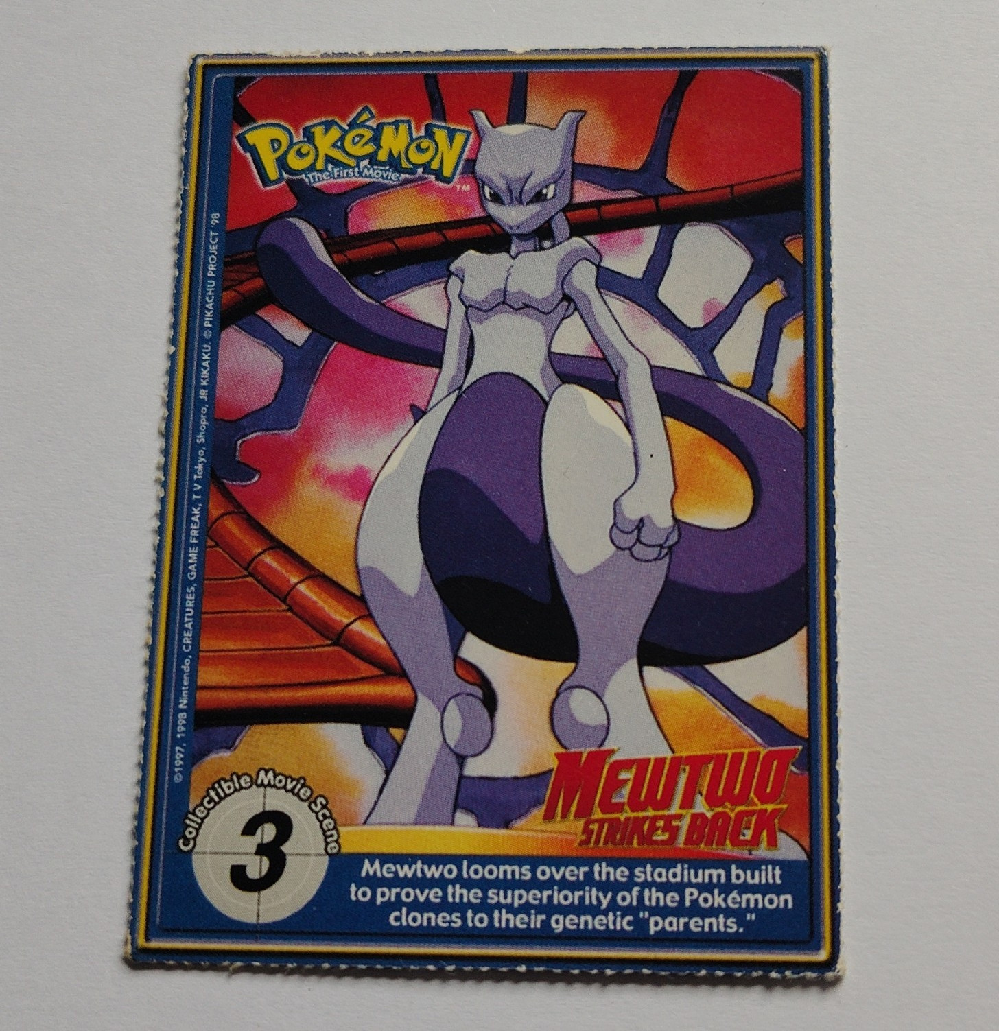 Topps 1999 Pokémon First Movie 2-Card Lot Mewtwo Strikes Back #3 & Nidoqueen #31