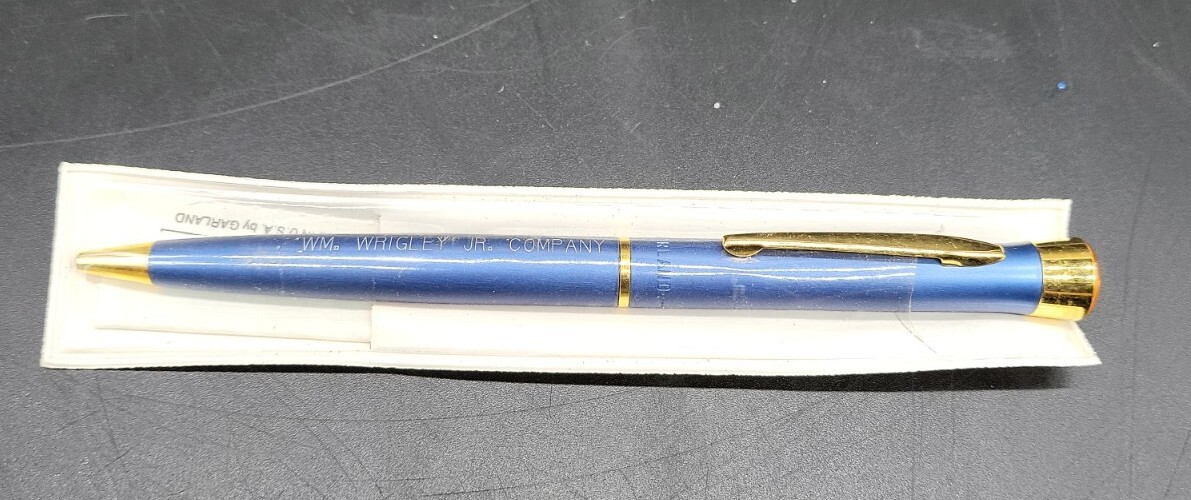Vintage Garland Wrigley's Extra Advertising Pen New Old Stock Item Made in USA 