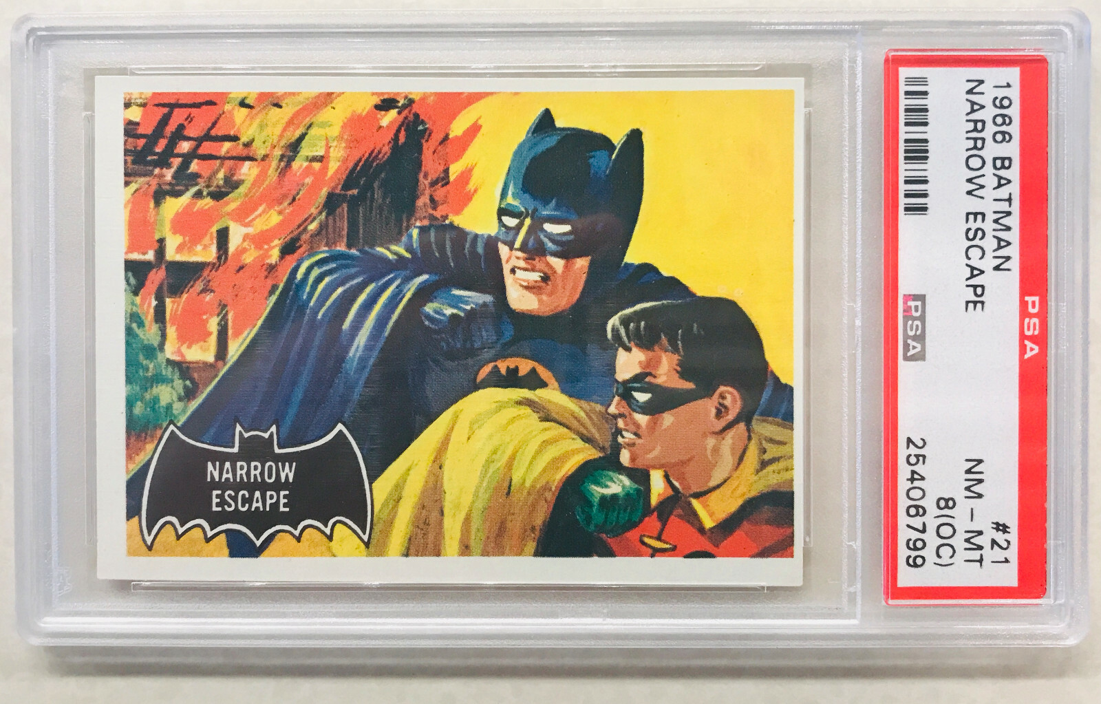1966 T.C.G. (TOPPS Chewing Gum, Inc.) #21 BATMAN - \