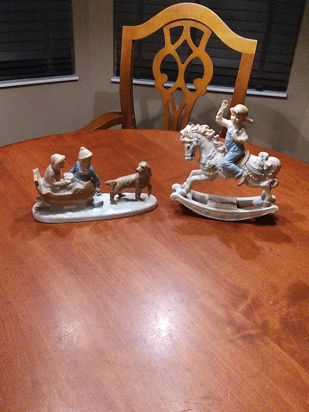 Set Of Two Paul Sebastian Collectable Porcelain Meico, Inc Figurines