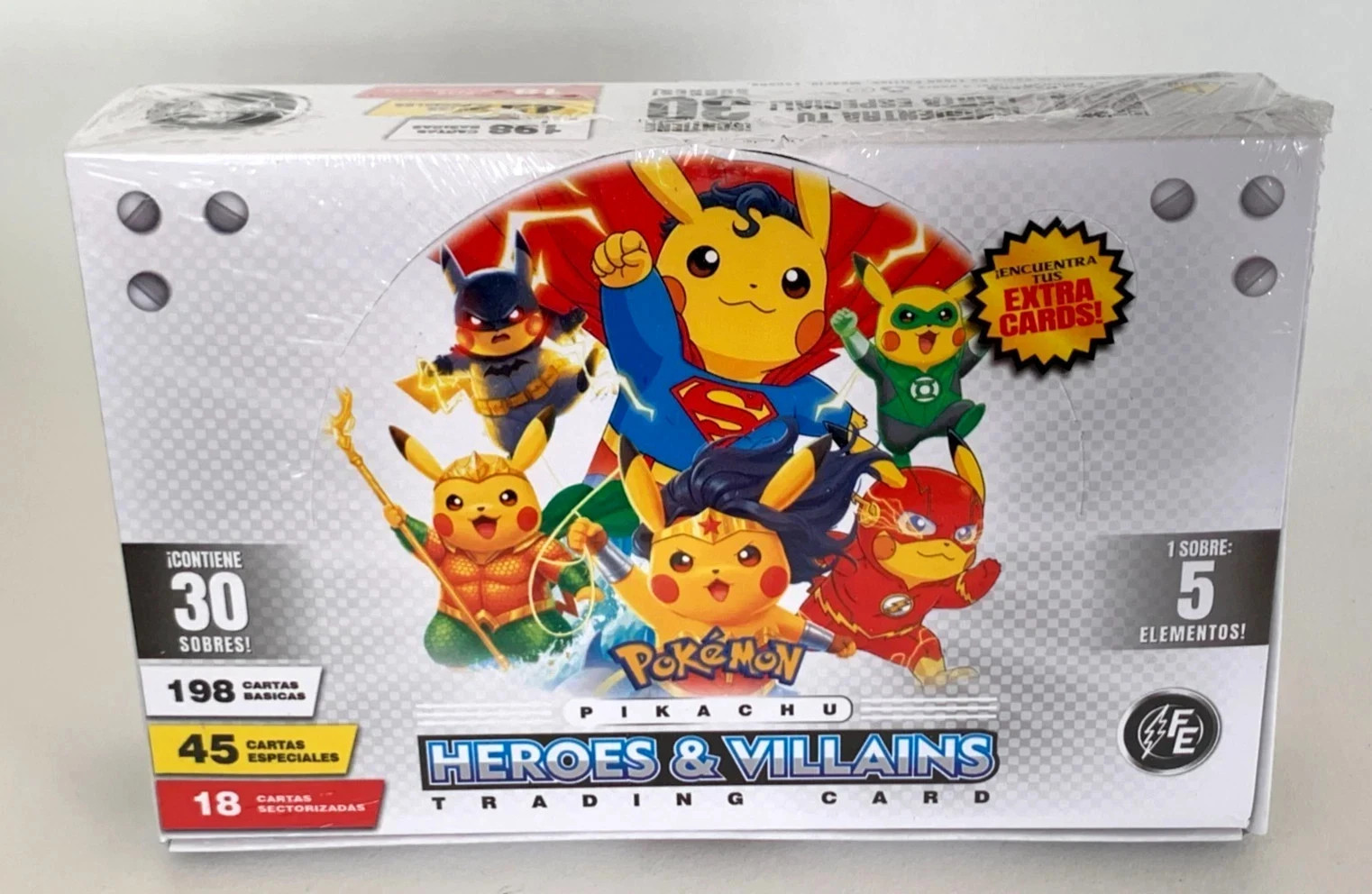 2025 BOX POKEMON PIKACHU COSPLAY 2 Heroes & Villains FE Trading Cards Superman