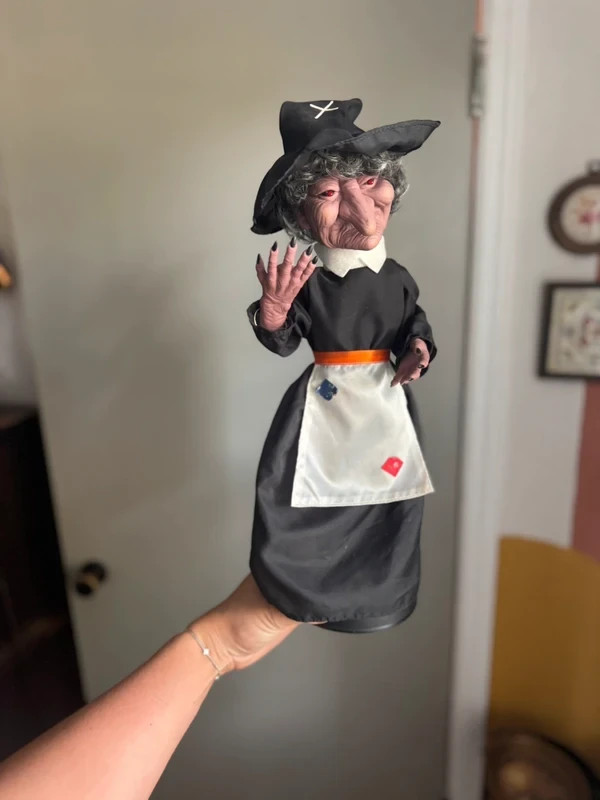 1989 Vintage Telco Witch Motion-ette ~ Halloween Collectors ~ VGUC 1989 Vintage Telco Witch Motion-ette ~ Halloween Collectors ~ VGUC