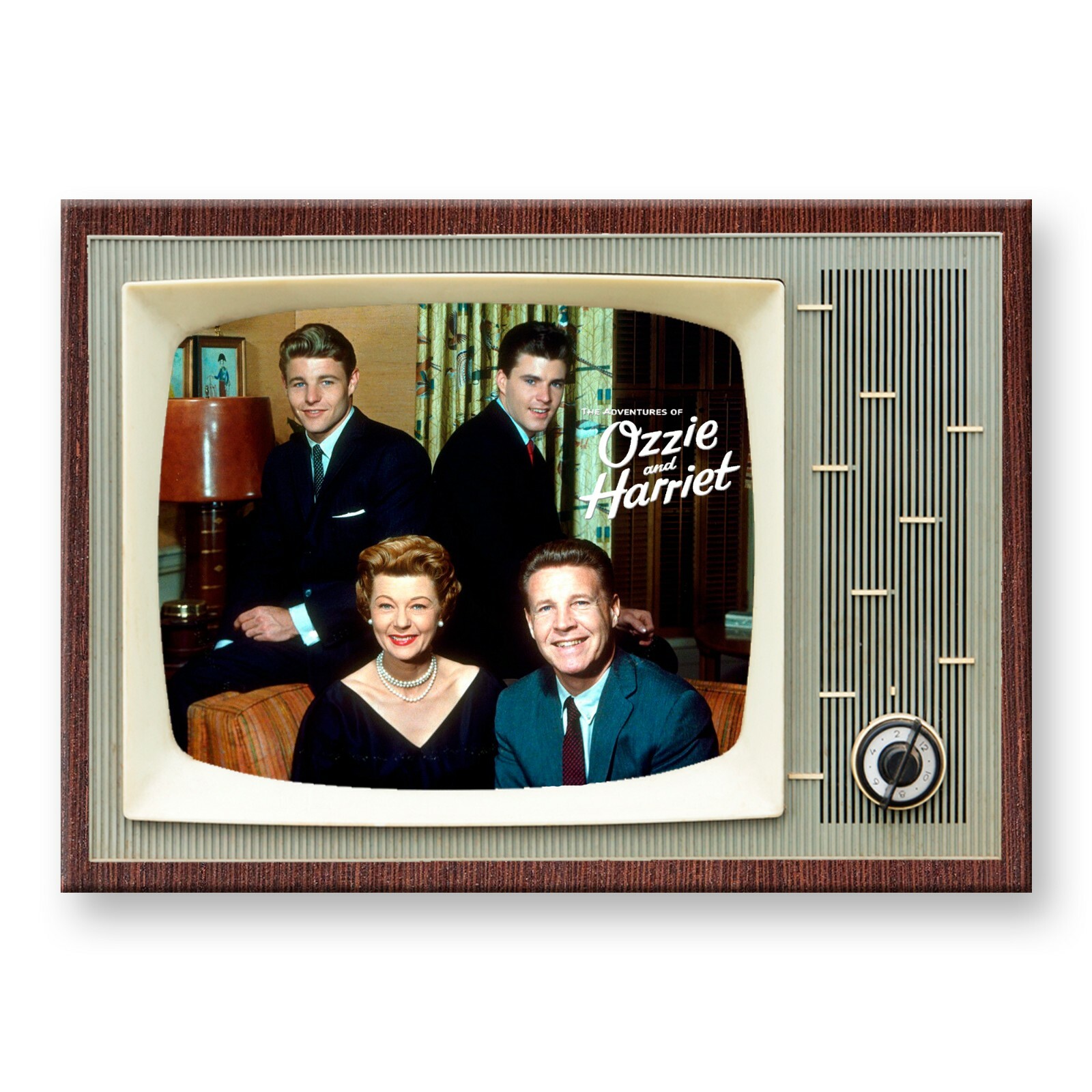 OZZIE and HARRIET TV Show Classic TV 3.5 inches x 2.5 inches FRIDGE MAGNET OZZIE and HARRIET TV Show Classic TV 3.5 inches x 2.5 inches FRIDGE MAGNET