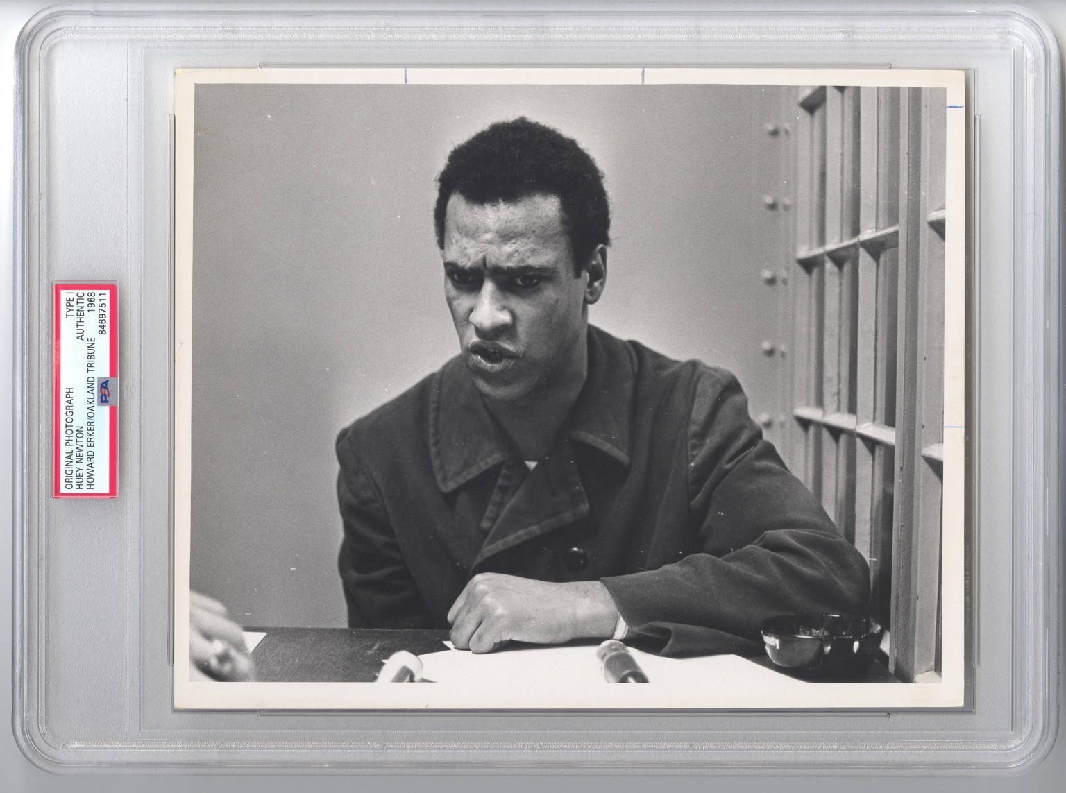 1968 Huey Newton Black Panther Party Founder Jail Original TYPE 1 Photo Historic