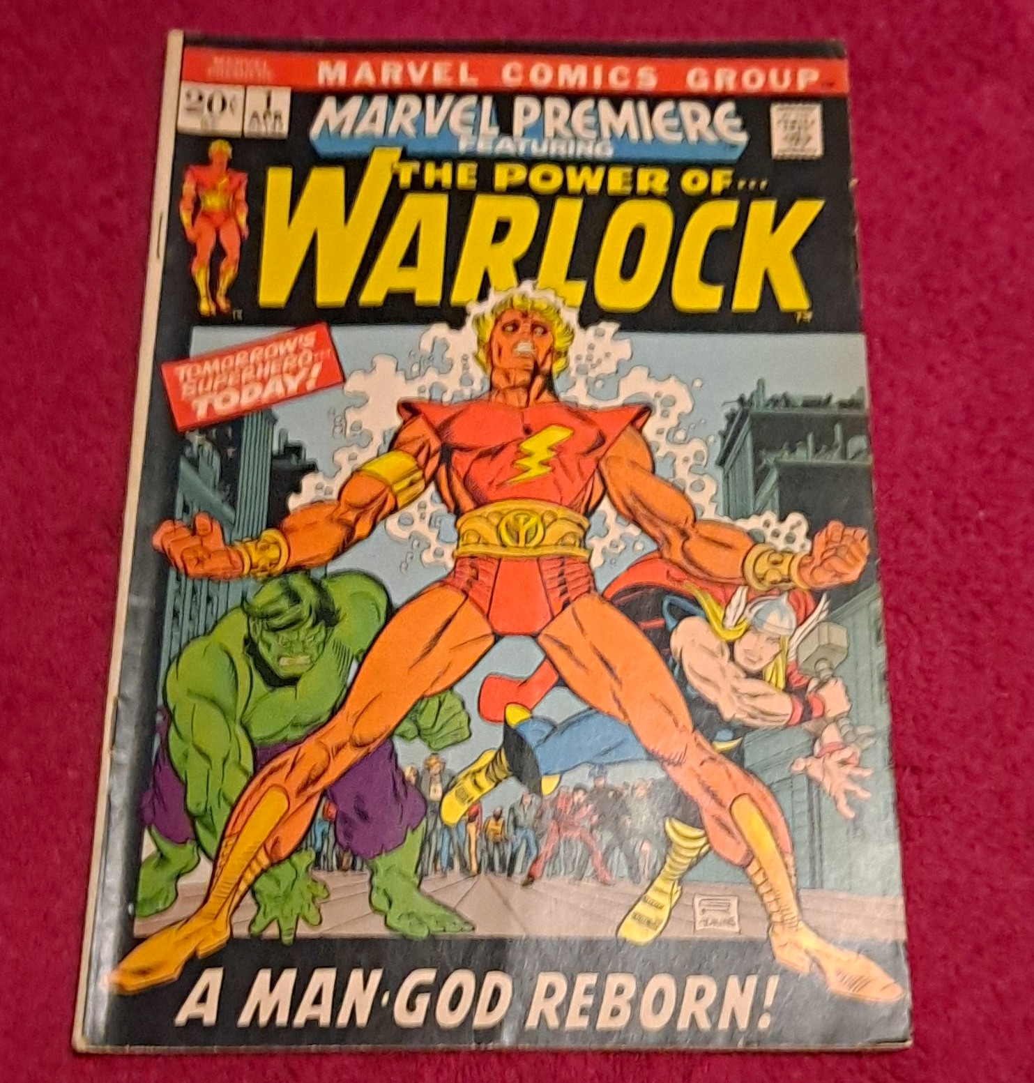 Marvel Comics Marvel Premiere #1 Power of Warlock (1972) Roy Thomas