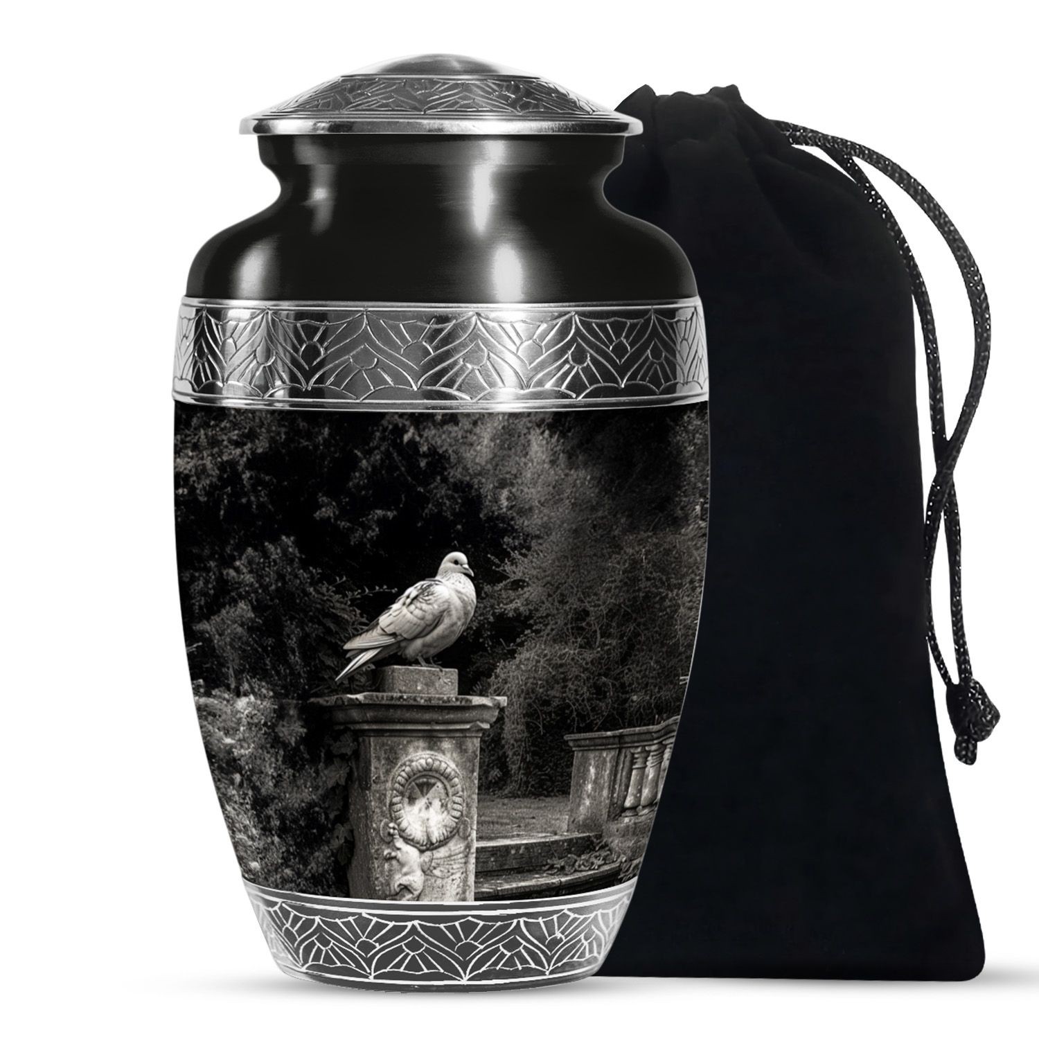 Dove Peace Memorial Urns for Ashes Adult Men & Women (10 Inch)