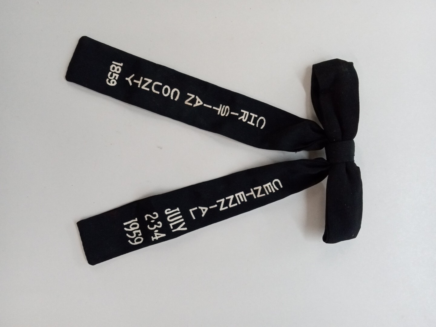 Vintage 1959 Christian County Centennial Clip On Bow Tie