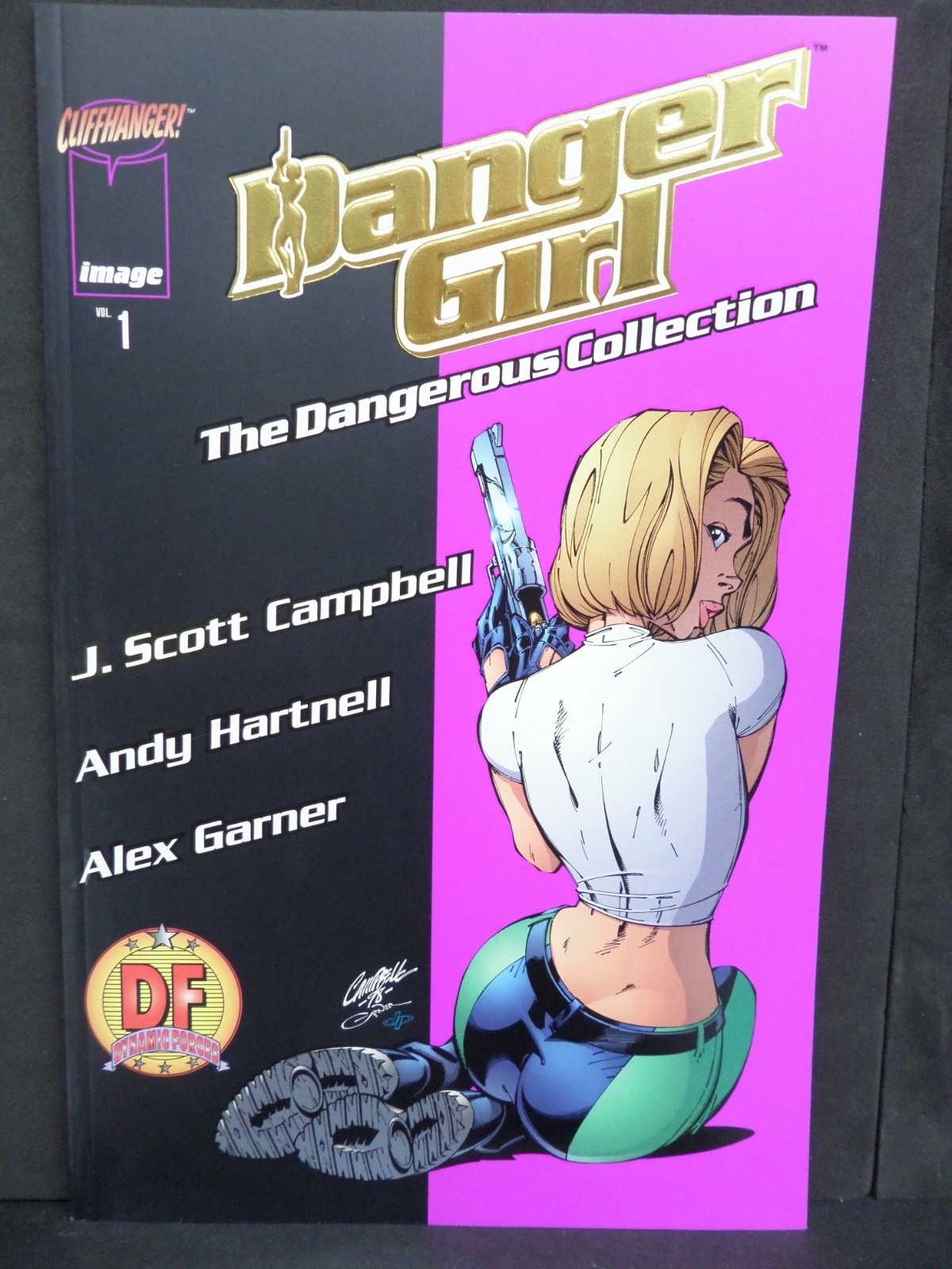 Danger Girl Dangerous Coll. #1 Dynamic Forces NM w/ Certificate J Scott Campbell