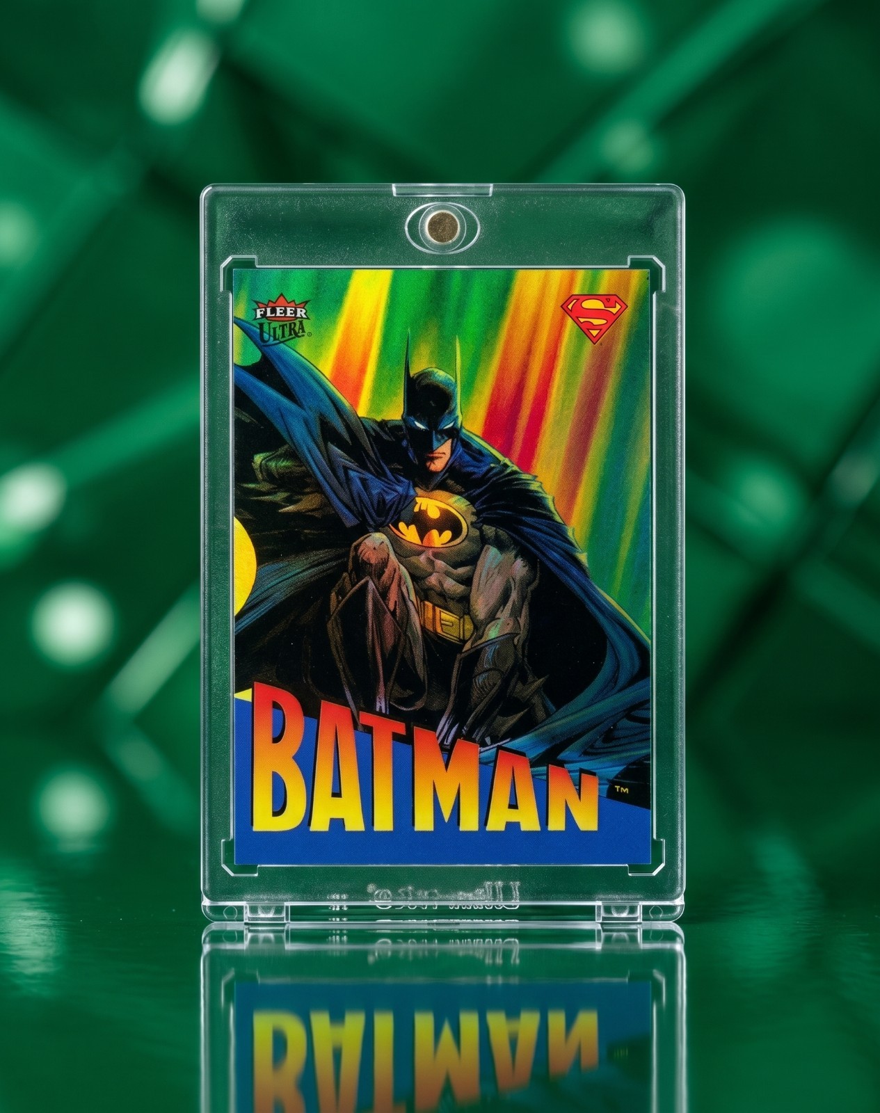 Batman - 2025 Fleer Ultra Superman \'95 Retro Blue Sp #R-2