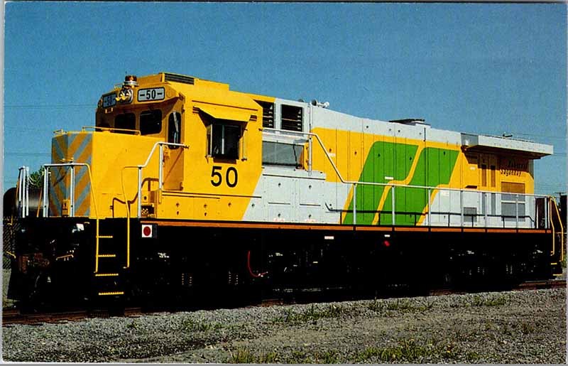Postcard TRAIN SCENE Montreal Quebec QC AK9088
