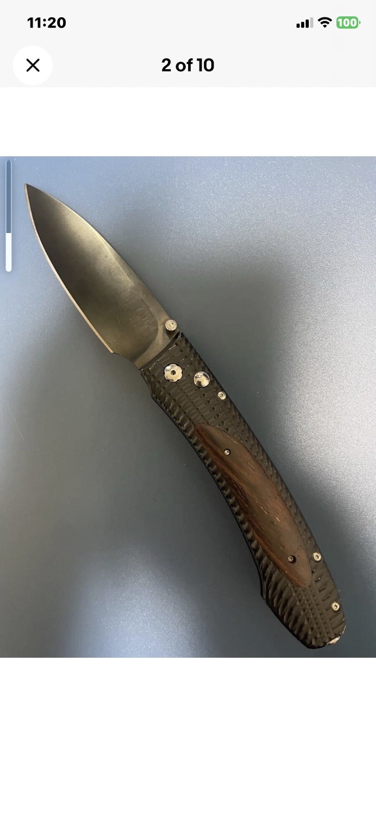 William Henry EDC E-10 Folding Knife, High-End Gentleman's Folder, Smooth Action
