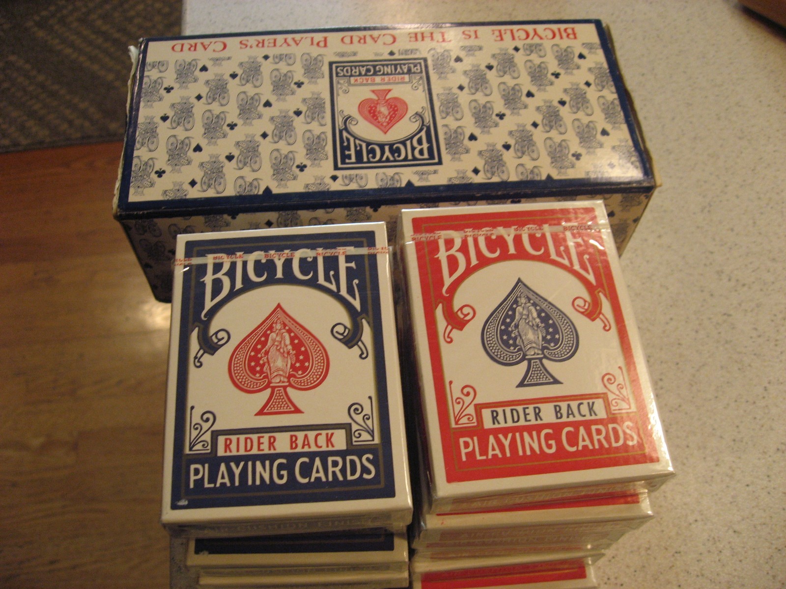 Box of 12 Bicycle Rider Back Decks of Cards, Cincinnati, Ohio SEALED No Bar Code