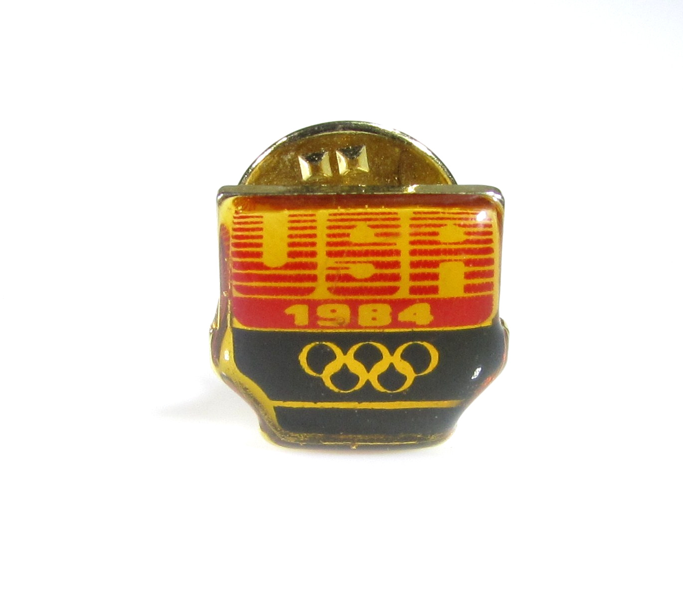 Vintage 1984 USA Olympic Pin Los Angeles Summer Games Gold Tone Collectible
