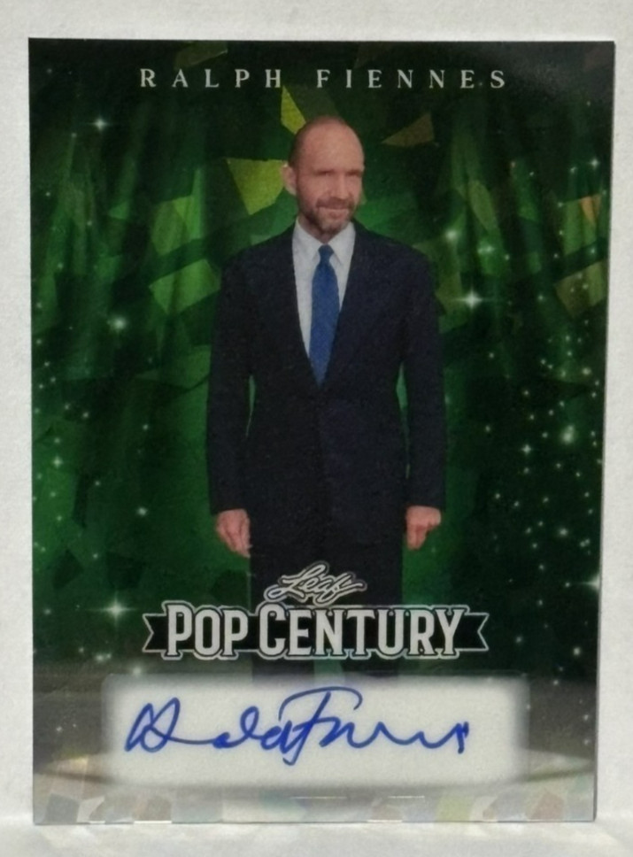 RALPH FIENNES 2026 LEAF POP CENTURY AUTO AUTOGRAPH #BA-RF1 SP #1/1 MINT