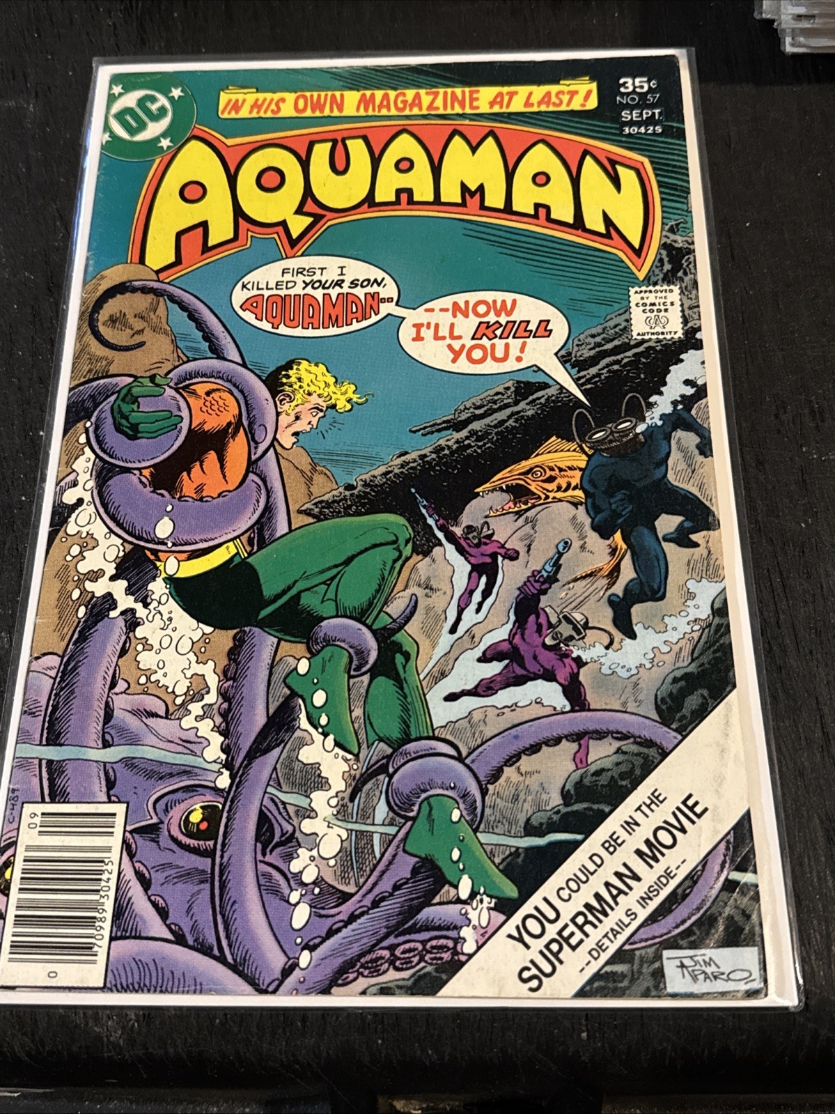 Aquaman #57 (DC Comics August-September 1977) Beautiful Looking Book