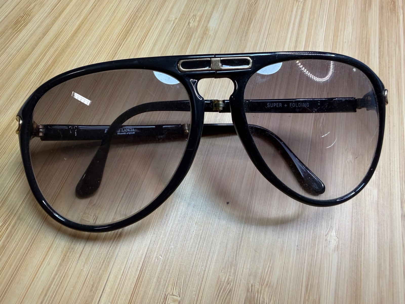 Vintage Fiat Lancia Folding Glasses Asdor 