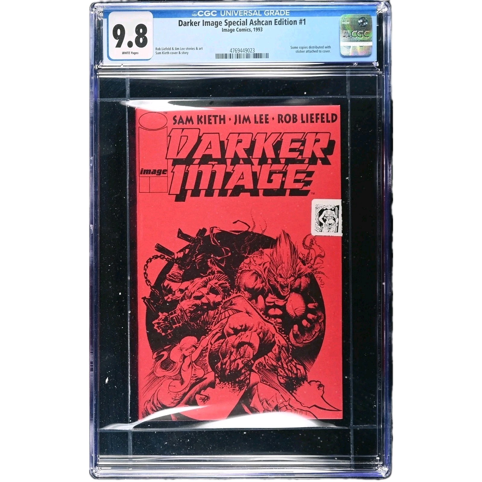 Darker Image #1 Ashcan Variant CGC 9.8 1st Appearance Maxx Jim Lee Kieth 1993