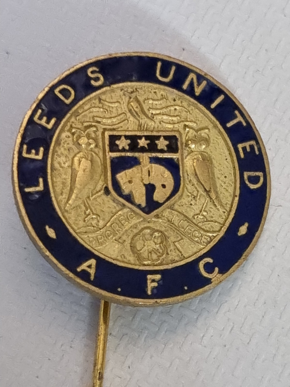 LEEDS UNITED AFC OLD RARE Football Badge Badge Badge Odznaka Pins
