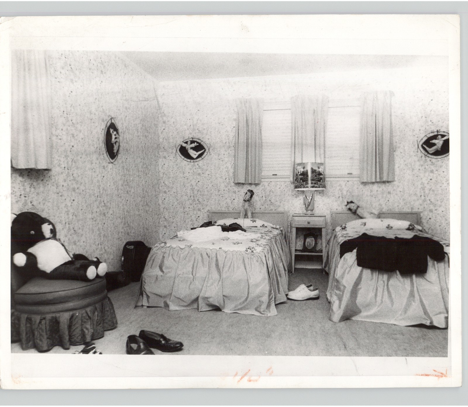 Elvis Presley\'s Bedroom Audubon Drive Memphis Tennessee 1956 Press Photo