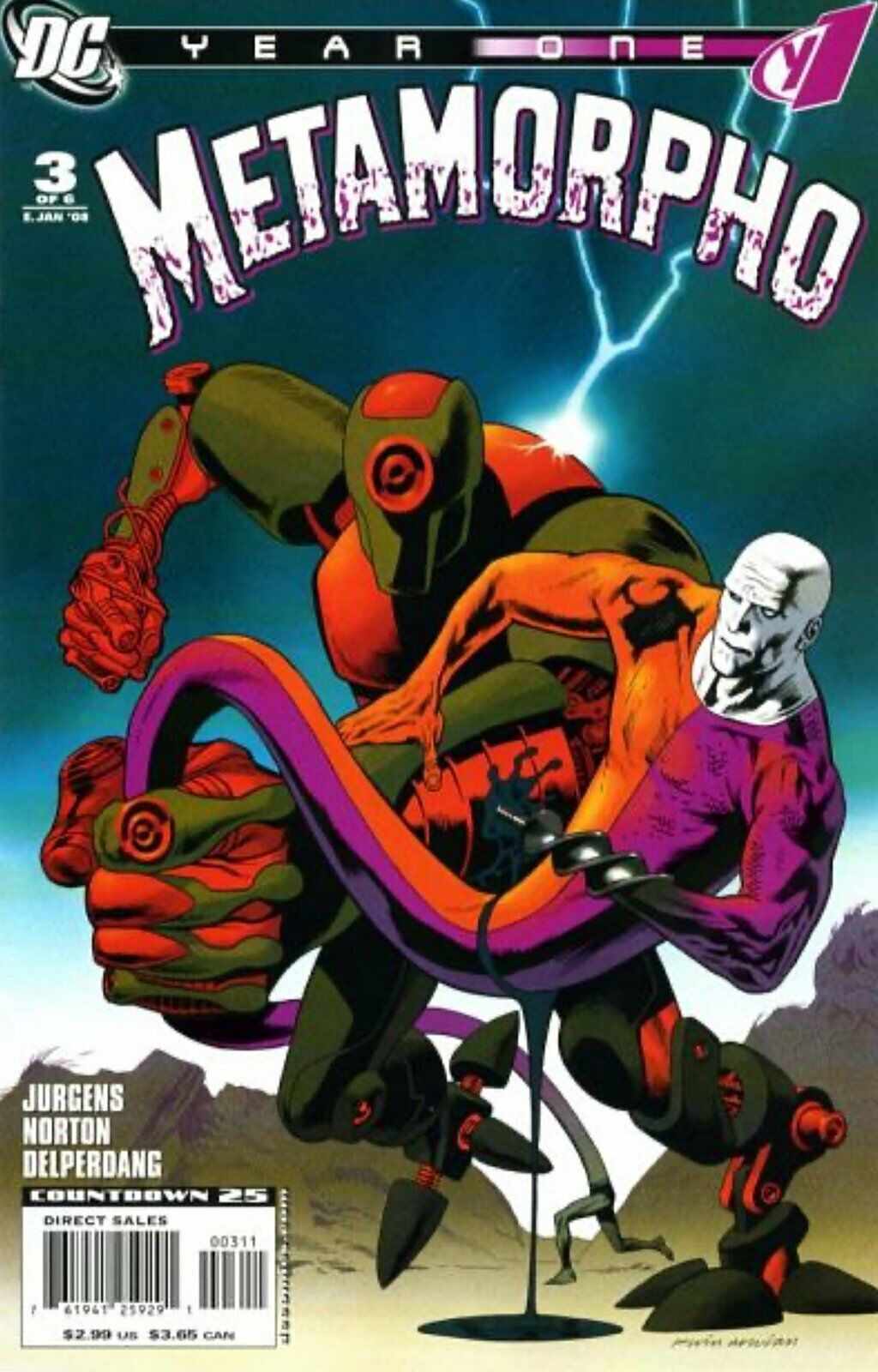 Metamorpho: Year One #3 (2007-2008) DC Comics