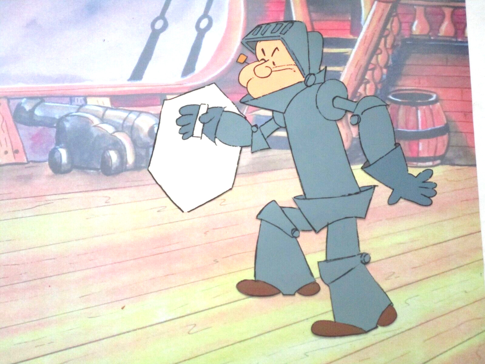 POPEYE sailor 1980\'s knight HANNA-BARBERA ORIGINAL PRODUCTION CEL