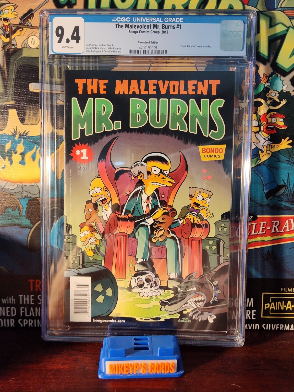 Simpsons The Malevolent Mr. Burns #1 Bongo Comics 2013 CGC 9.4