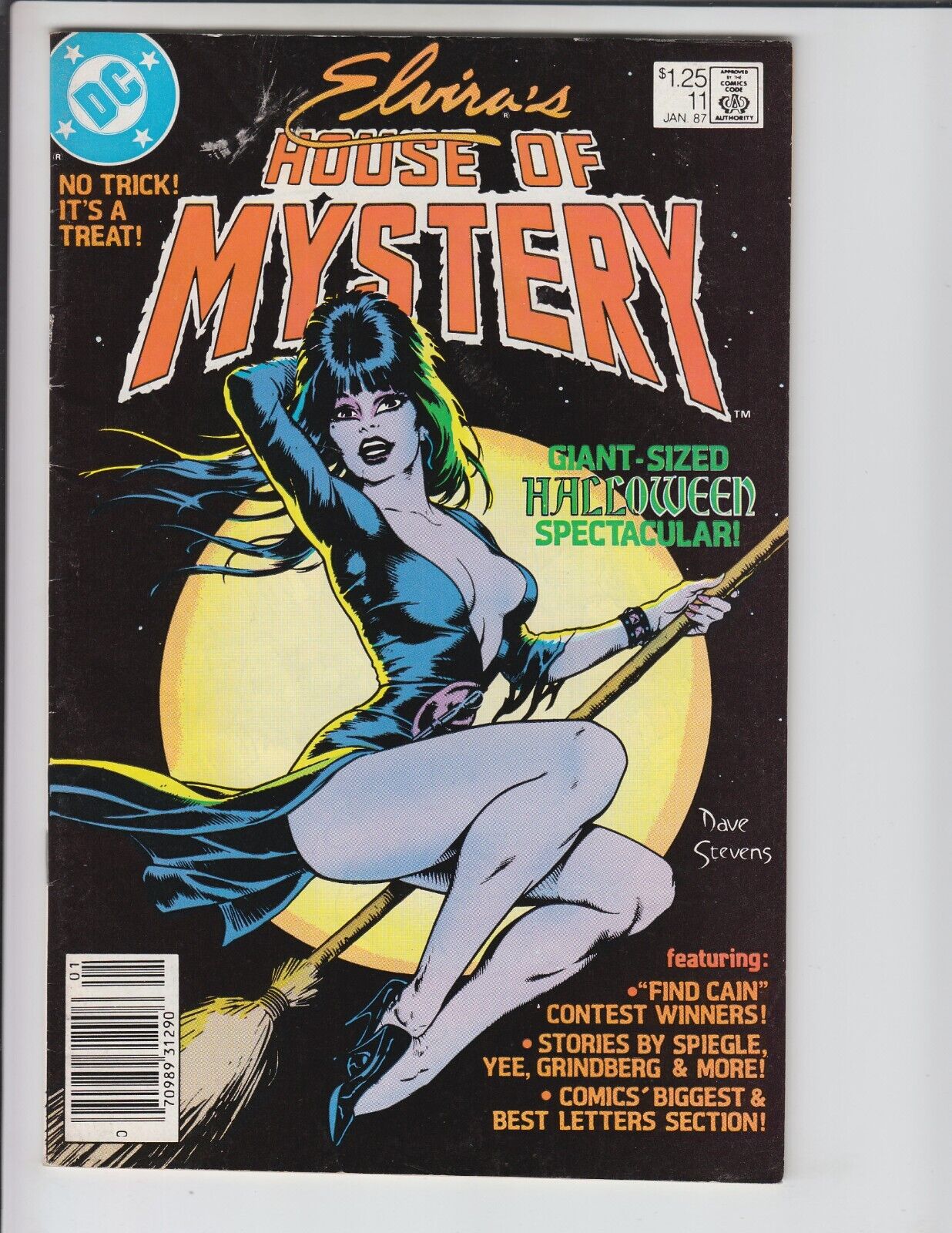Elvira's House of Mystery #11 (Newsstand) GD; DC | low grade - Dave Stevens - we