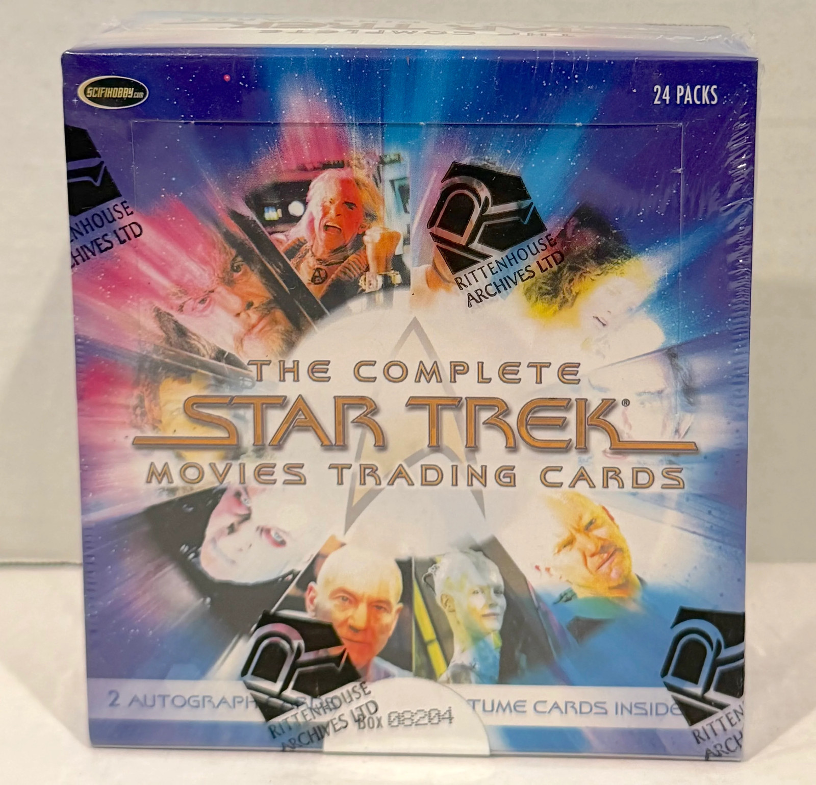 Star Trek The Complete Star Trek Movies Card Box 24 Packs Rittenhouse 2007