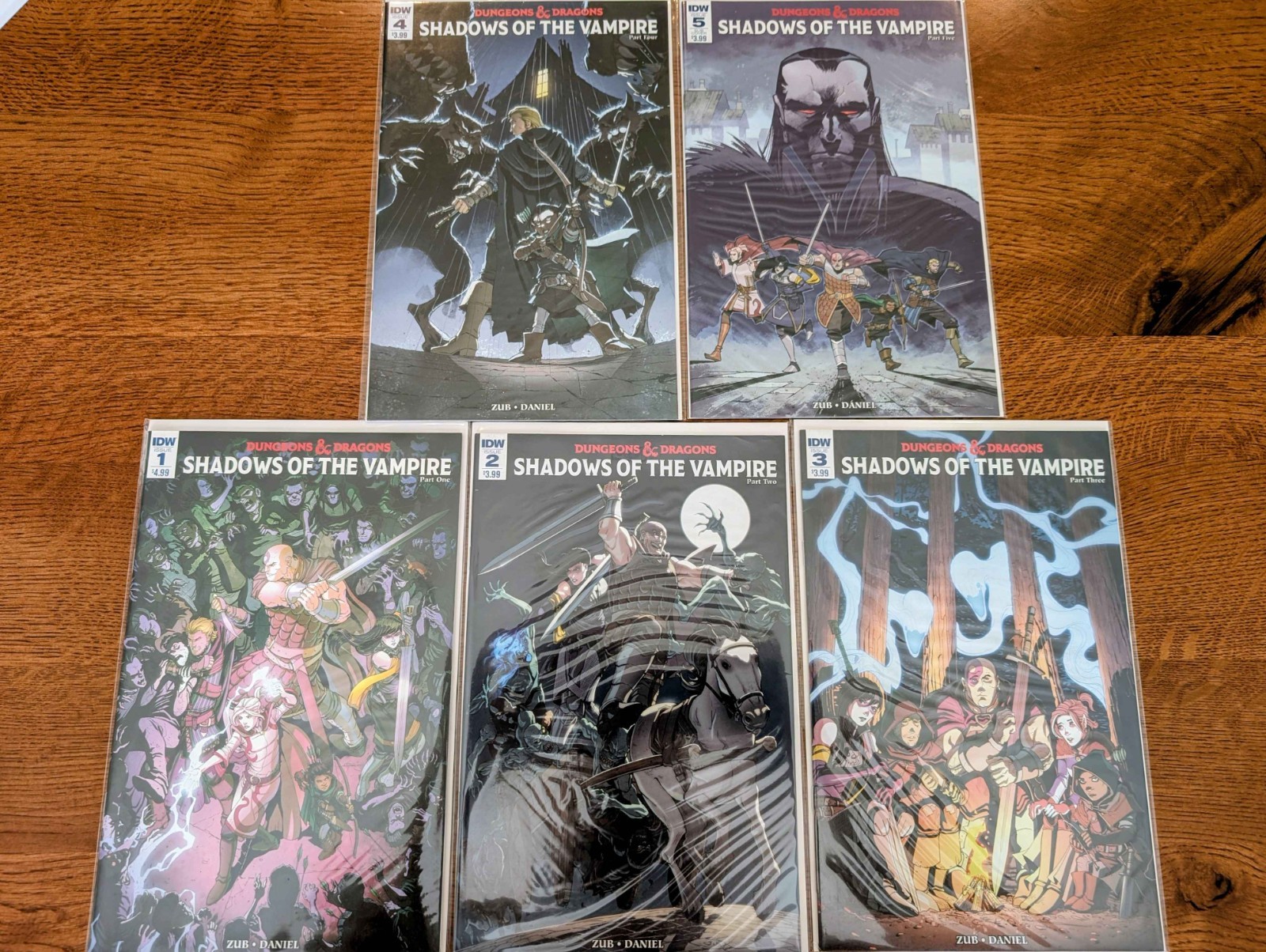 DUNGEONS & DRAGONS Shadows of the Vampire COMPLETE RUN #1-5 DUNGEONS & DRAGONS Shadows of the Vampire COMPLETE RUN #1-5