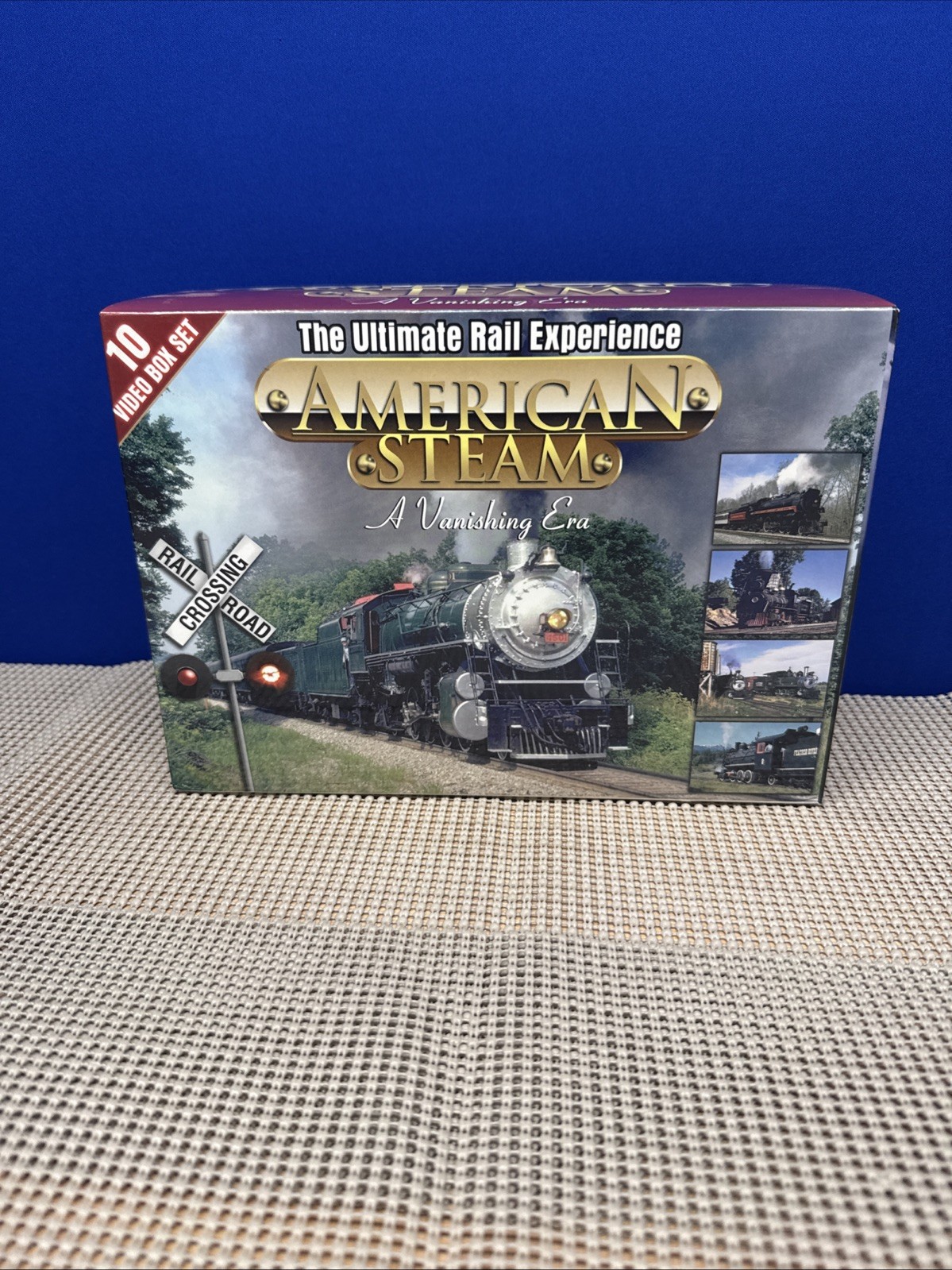 American Steam The Ultimate Rail Experience A Vanishing Era Train (Set-10 VHS )