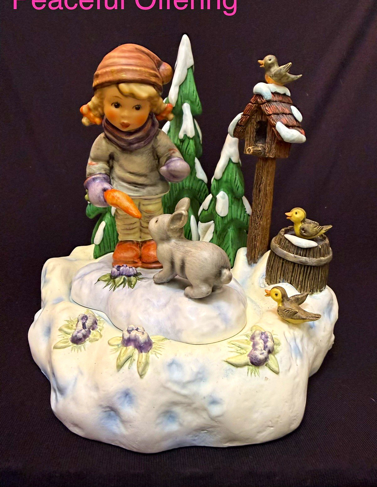Goebel Hummelscapes “Friendship in Bloom” “Peaceful Offering” “Playful Pals” TM7