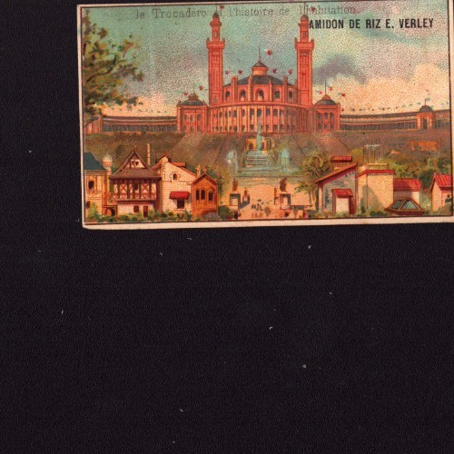MARQUETTE-LILLE (59) VERLEY STARCH / Expo PARIS 1889 / TROCADERO, HOMES