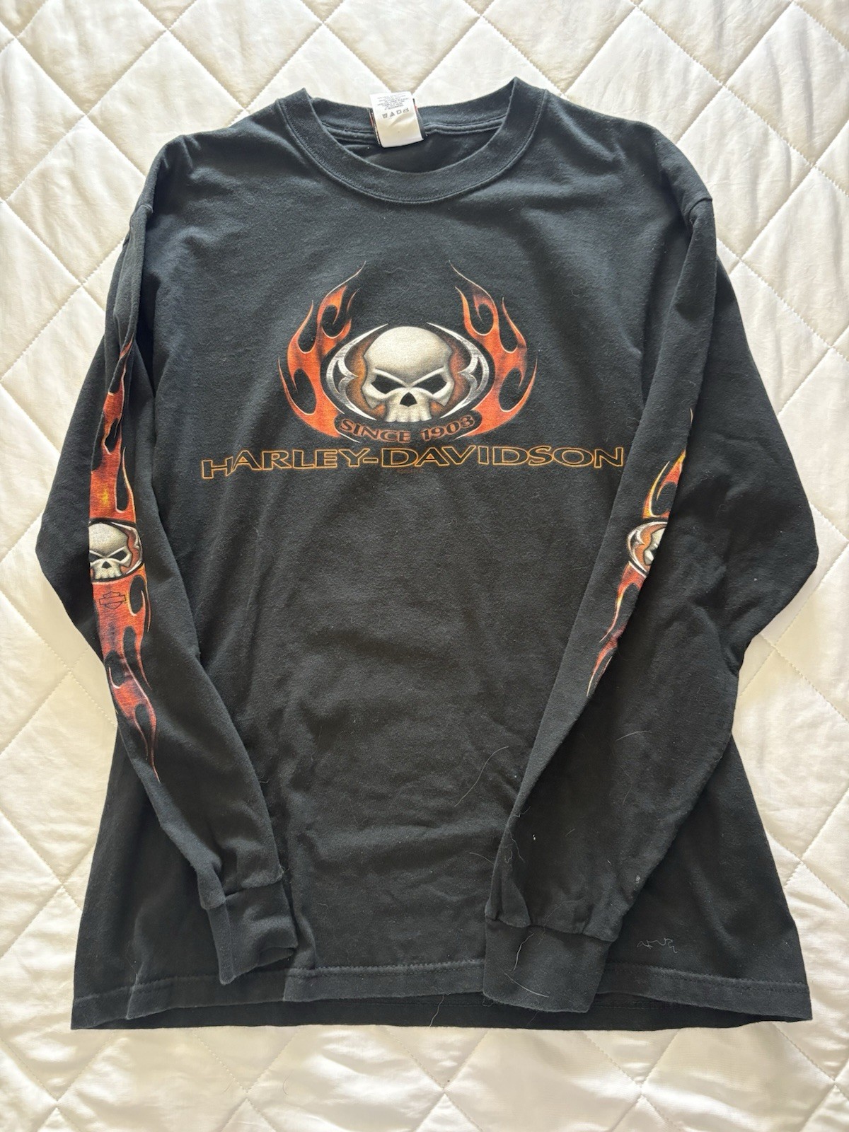 Vintage 2004 Harley-Davidson 80th Anniversary Long Sleeve Shirt