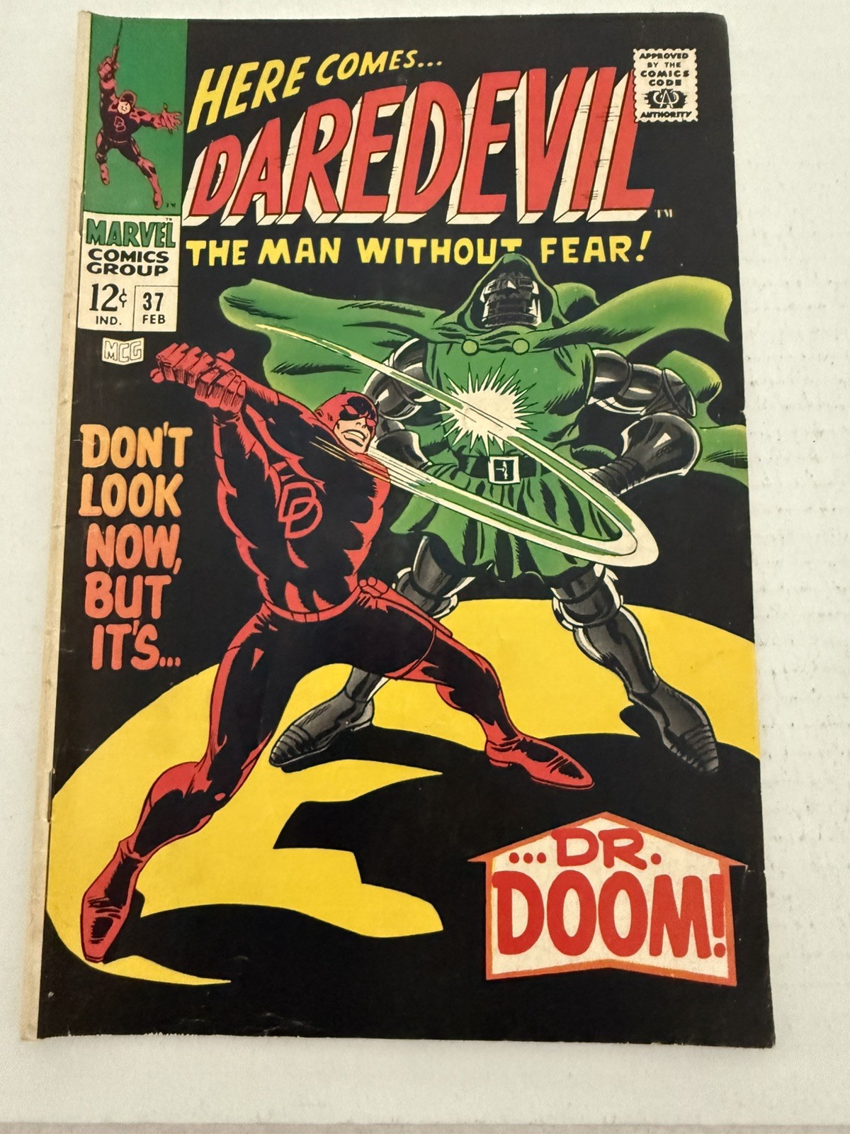 Daredevil #37 1968 Marvel Comics Doctor Doom Cover