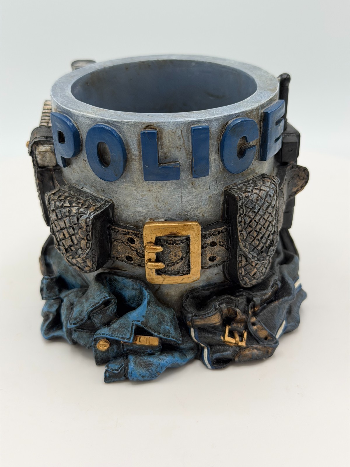 Vanmark Blue Hats of Bravery 1997 Pencil/Pen Holder Desk NICE