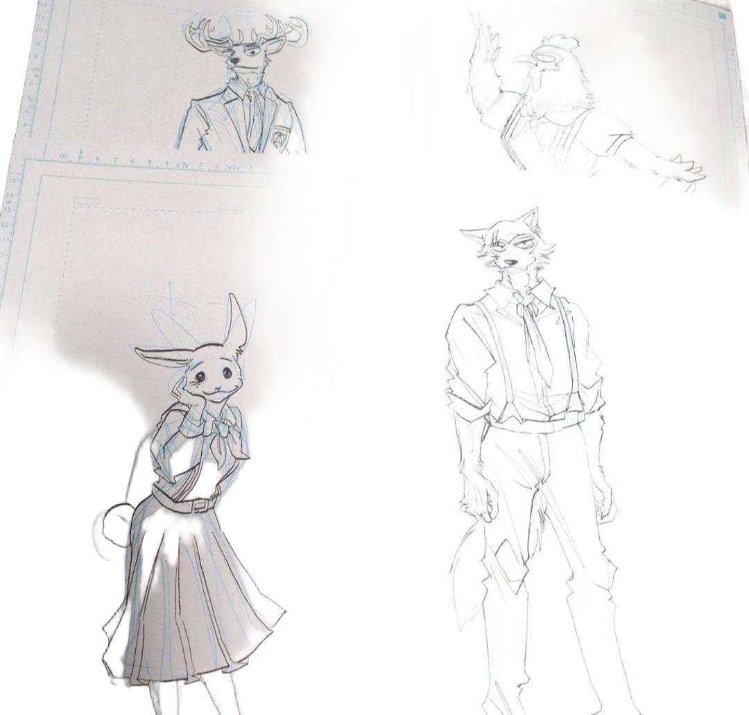 Itagaki Paru Original Line Art Leaflet New