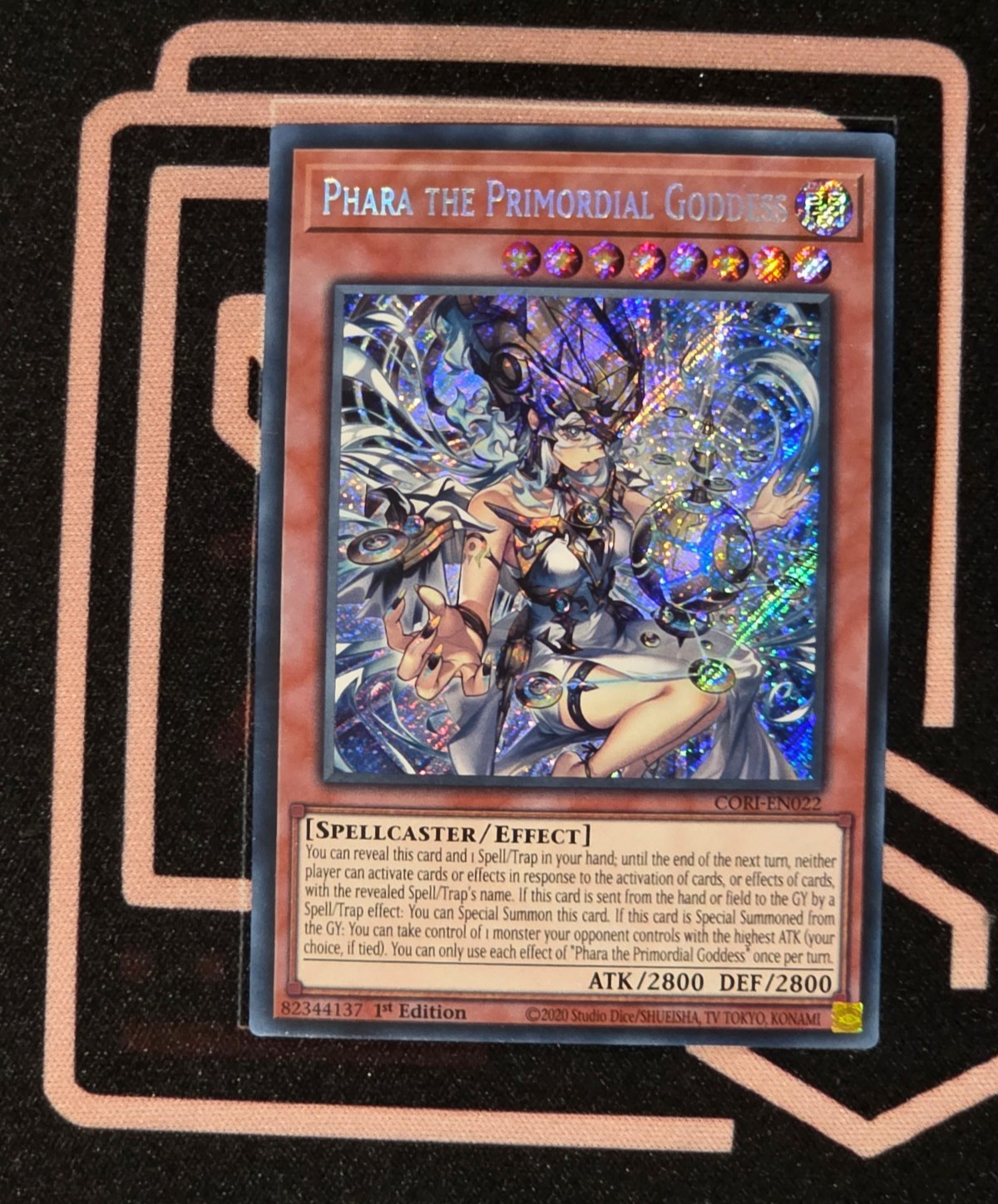 CORI-EN022 Phara the Primordial Goddess Secret Rare 1st Edition YuGiOh 