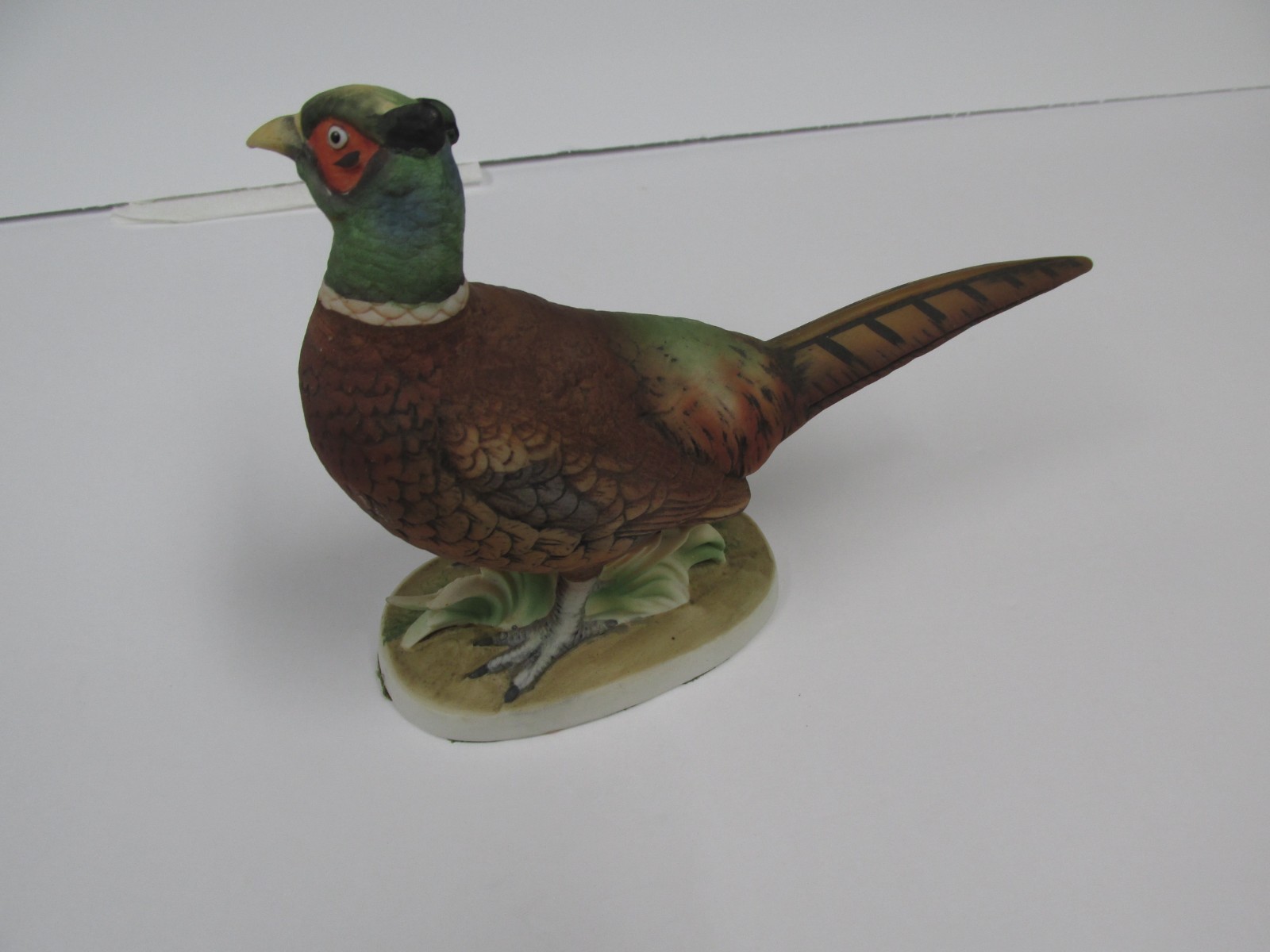 Lefton Pheasant KW 769 Porcelain Bisque, Hand Painted, Japan